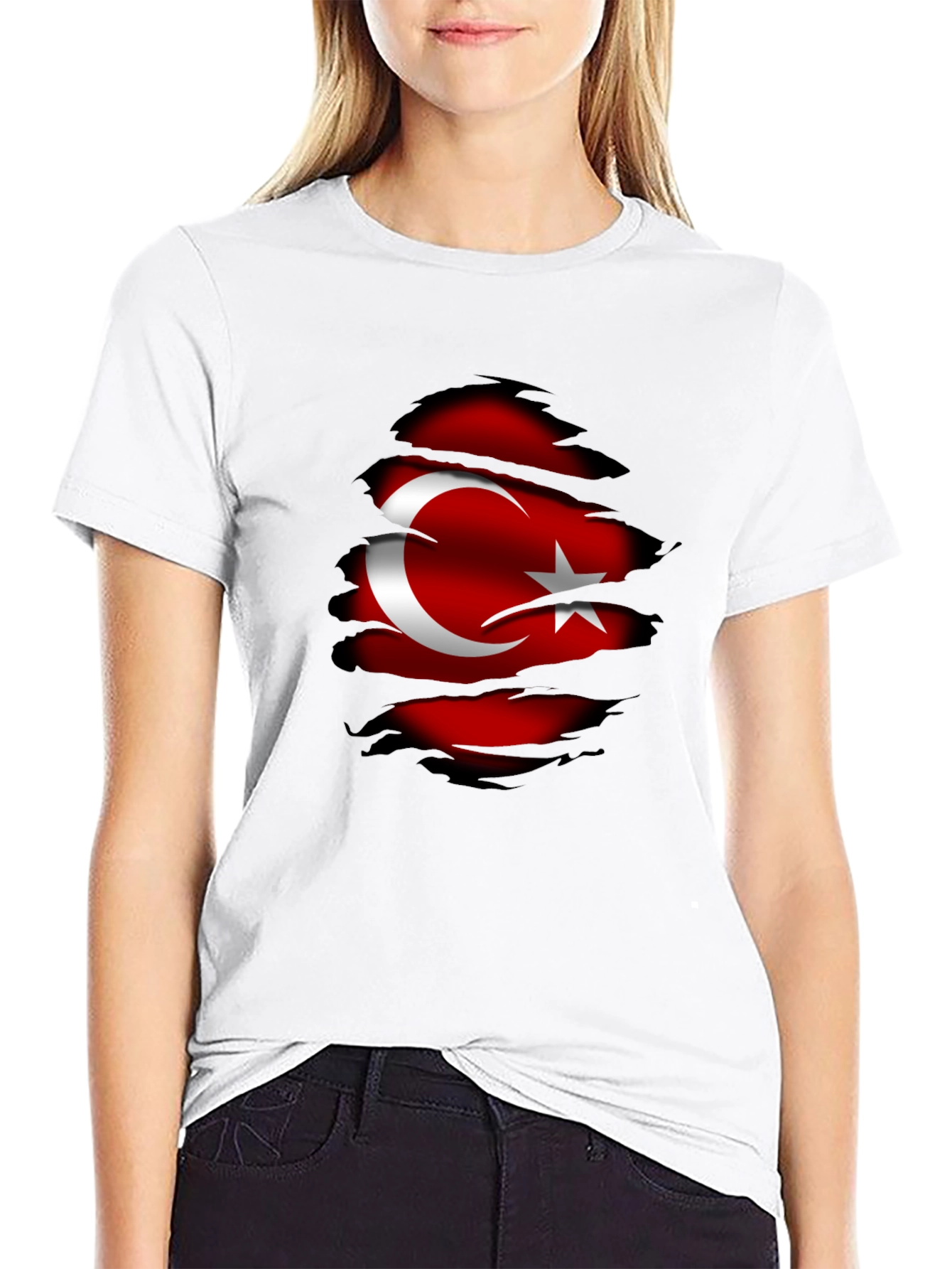 Turkey Flag Graphic Tee - Patriotic Style