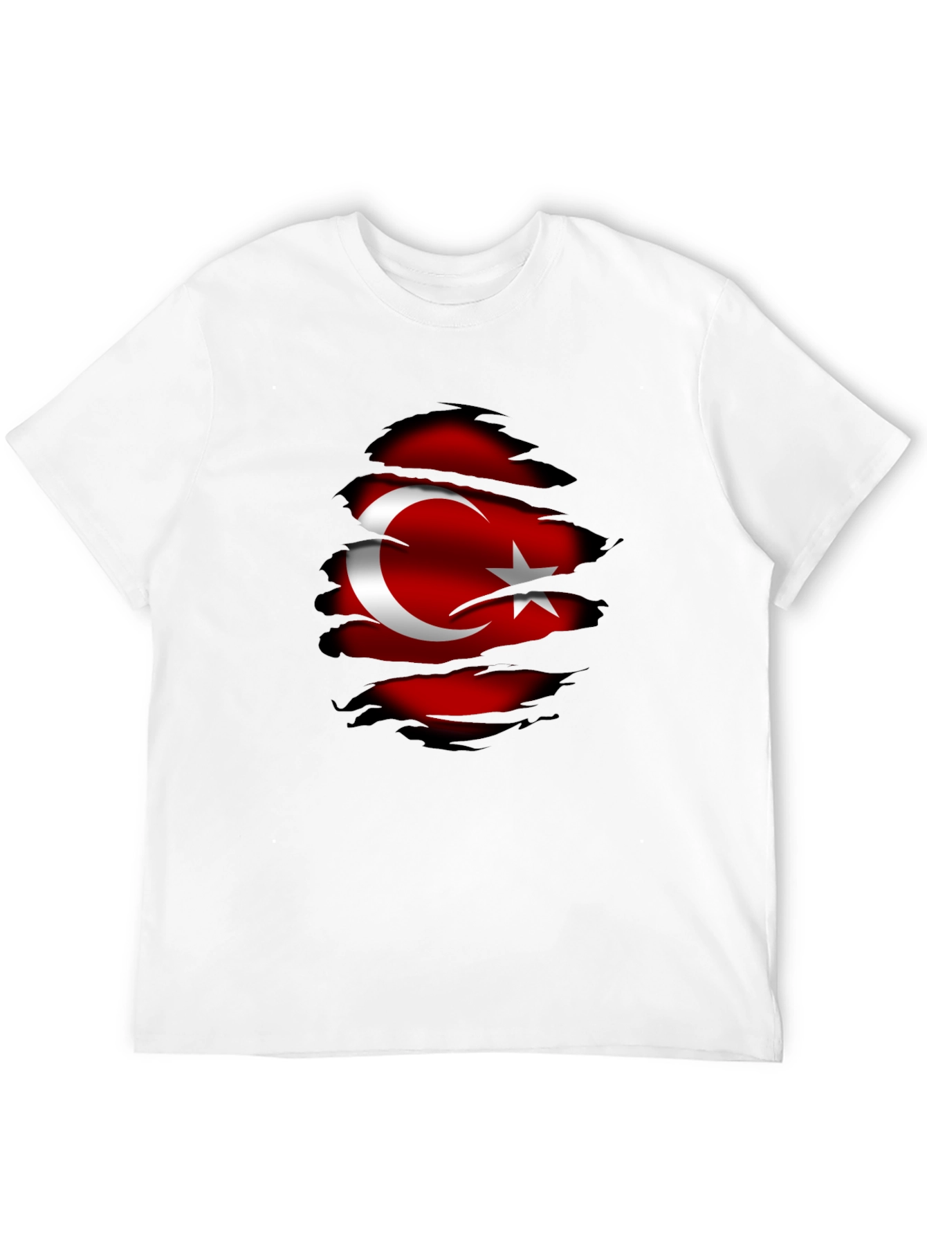Turkey Flag Graphic Tee - Patriotic Style