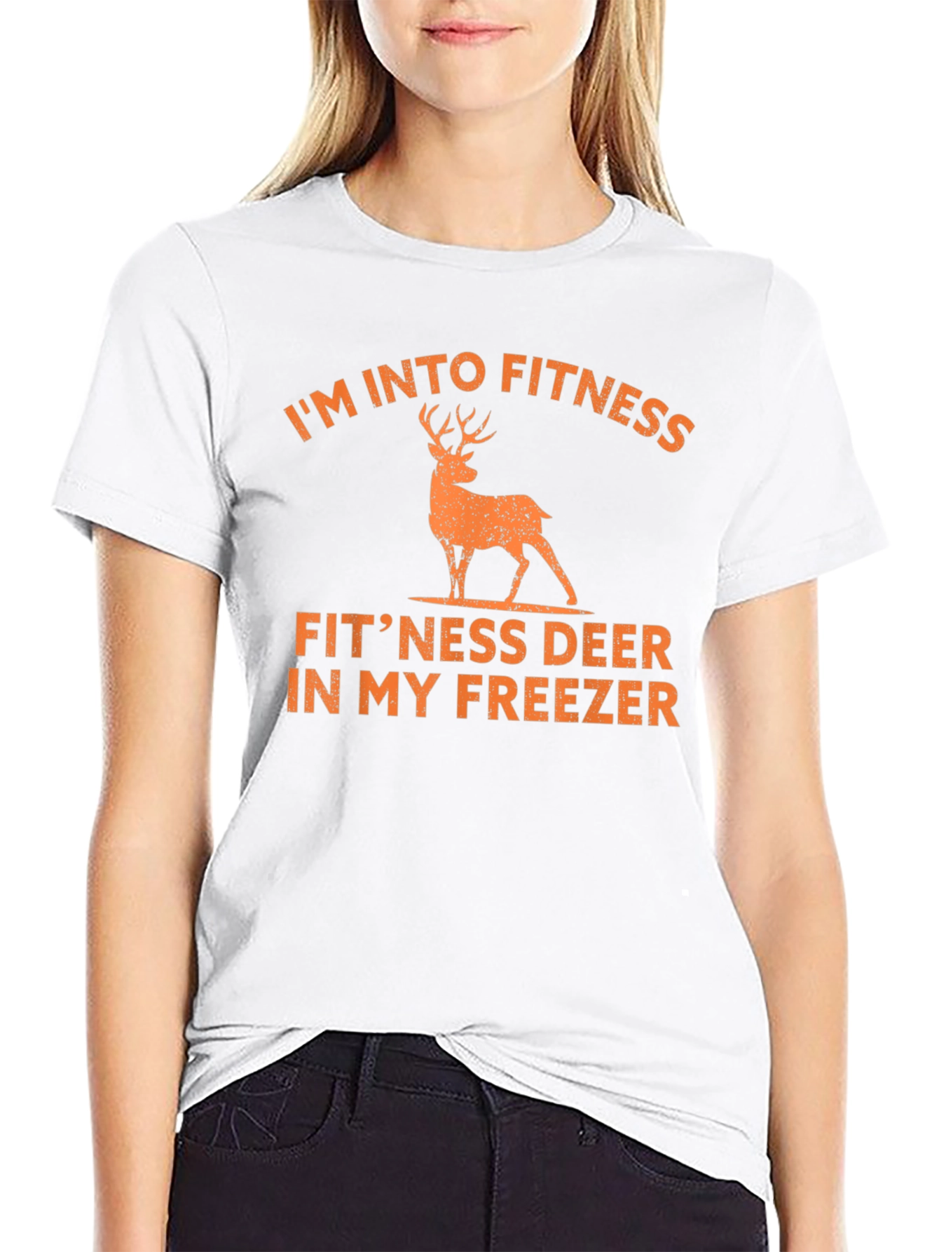 Funny Hunting Shirt: Fitness Deer Freezer Tee