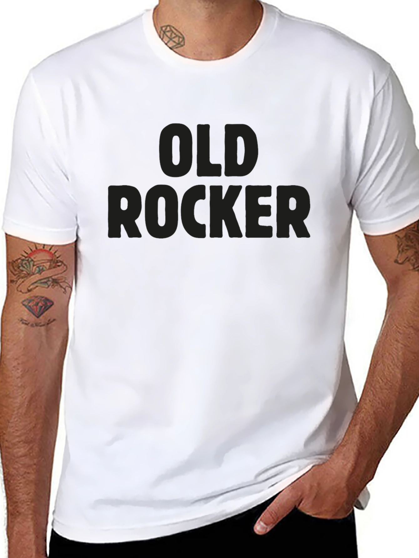 Old Rocker Black T-Shirt