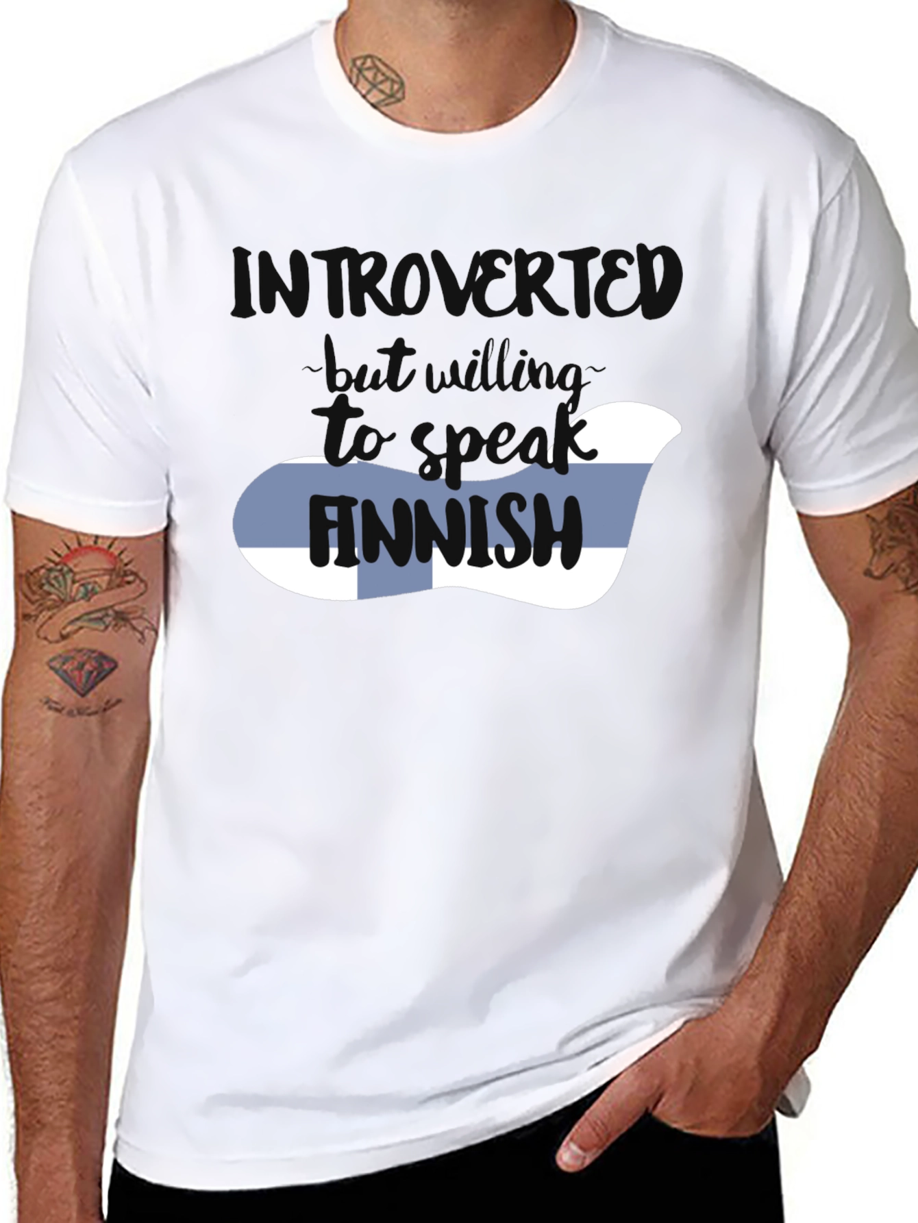 Introvert Finnish T-Shirt - Funny Graphic Tee