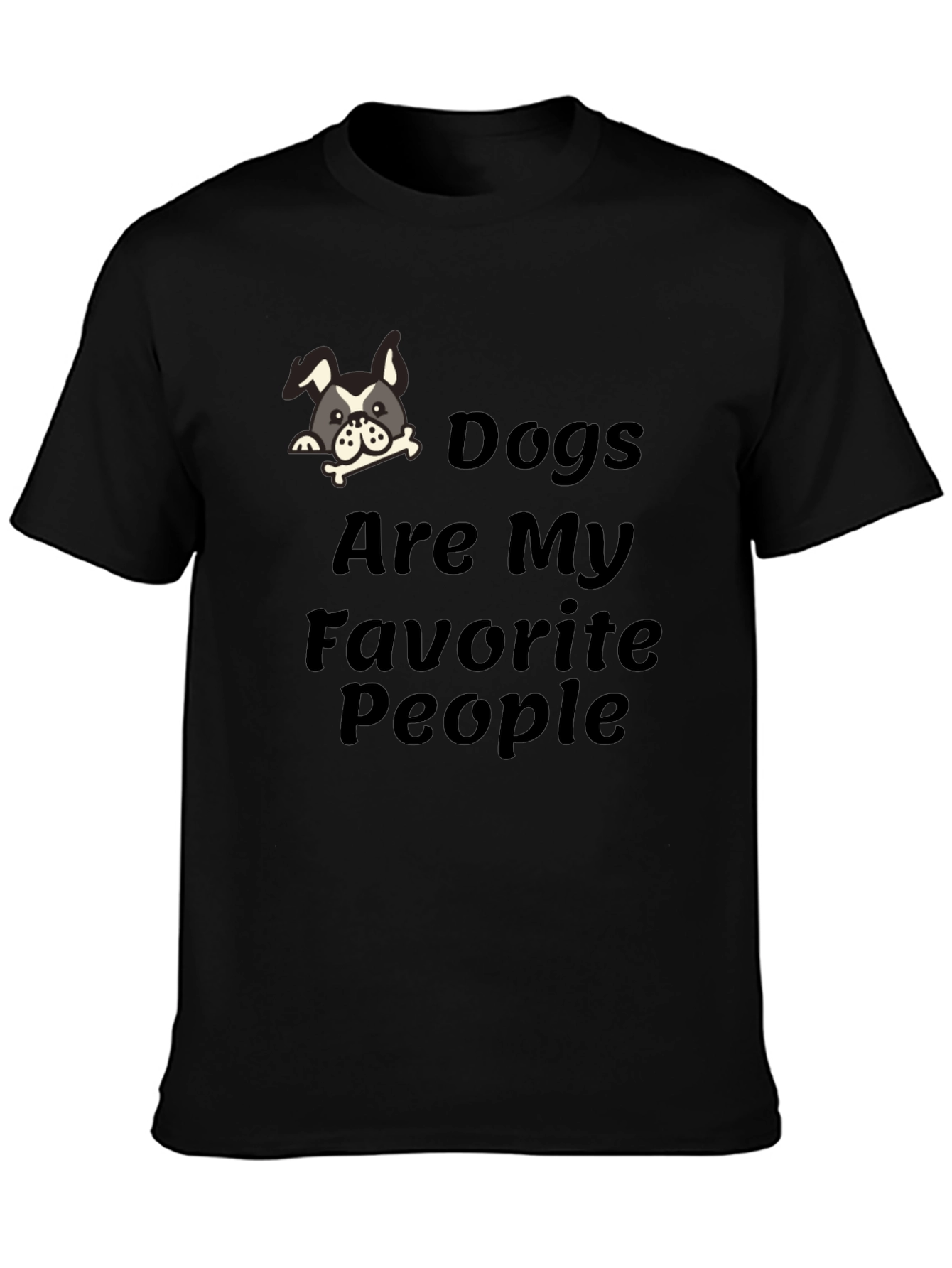 Dogs Are My Favorite People Graphic Tee