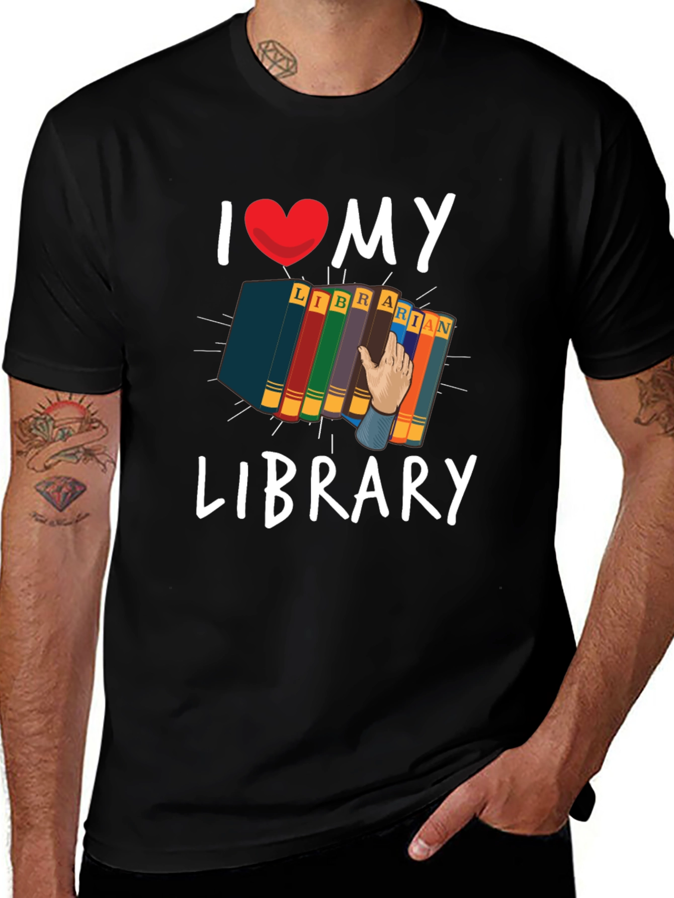 I Love My Library T-Shirt