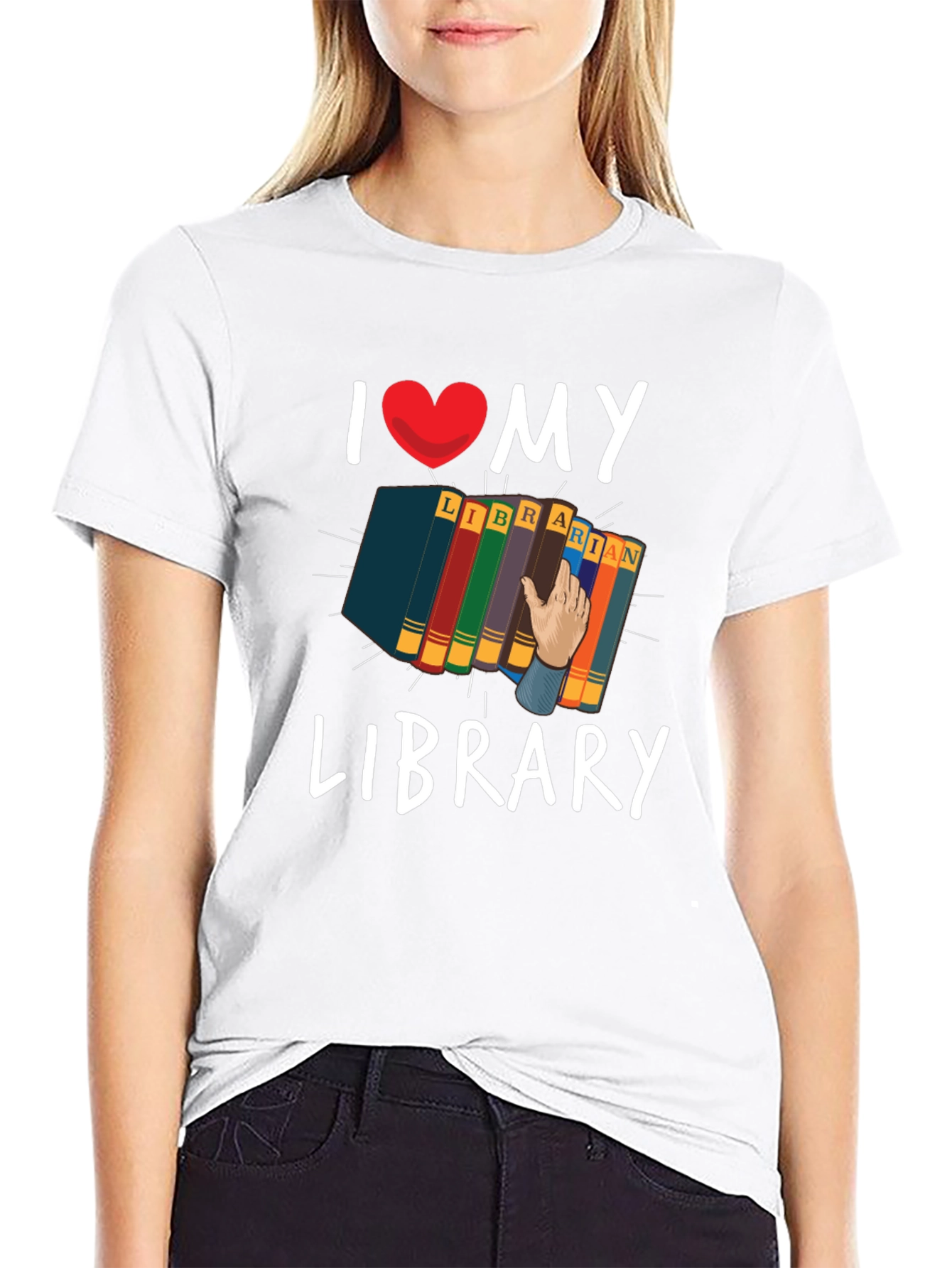 I Love My Library T-Shirt