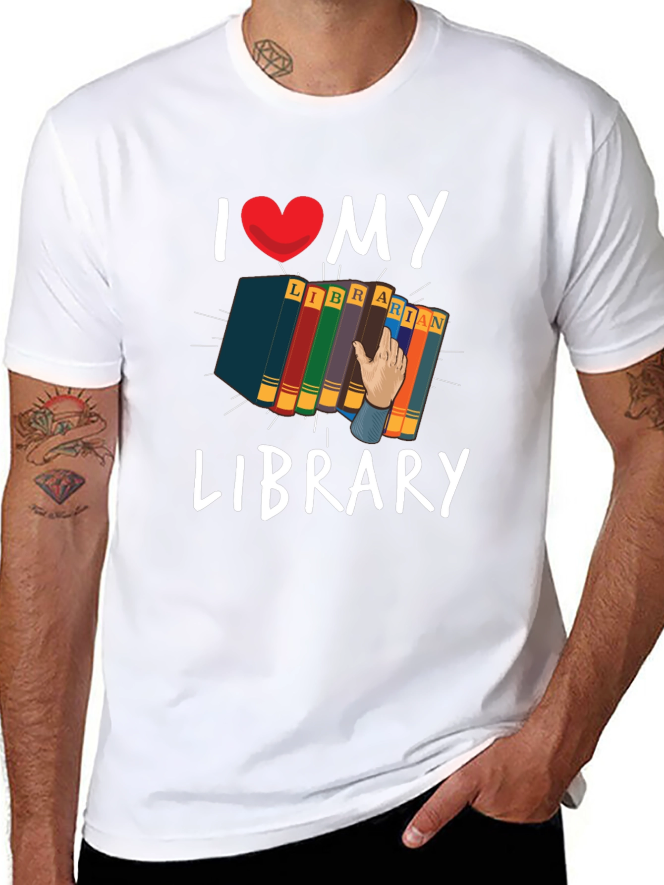 I Love My Library T-Shirt