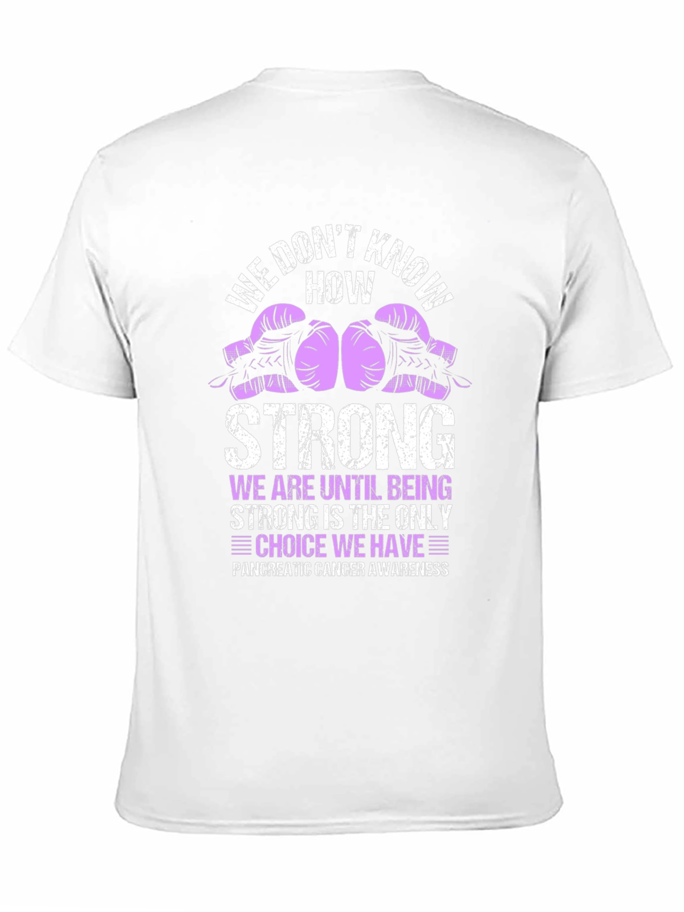 Pancreatic Cancer Awareness T-Shirt: Fight Strong