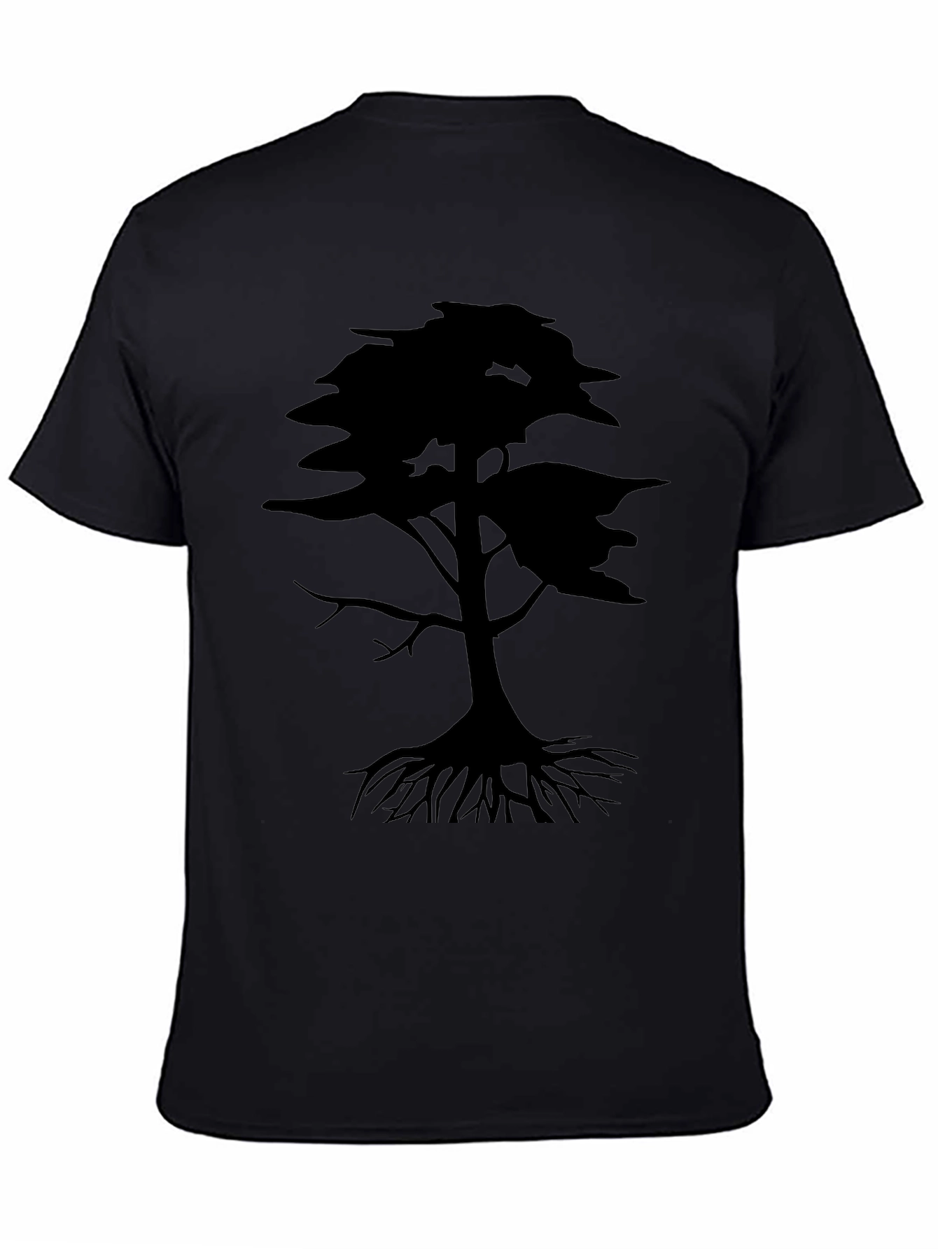 Black Tree Graphic T-Shirt - Nature Inspired Tee