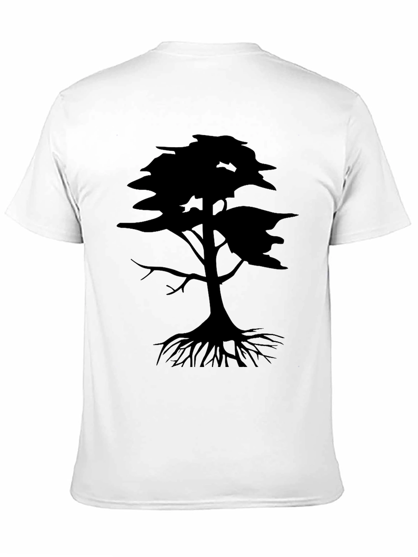 Black Tree Graphic T-Shirt - Nature Inspired Tee