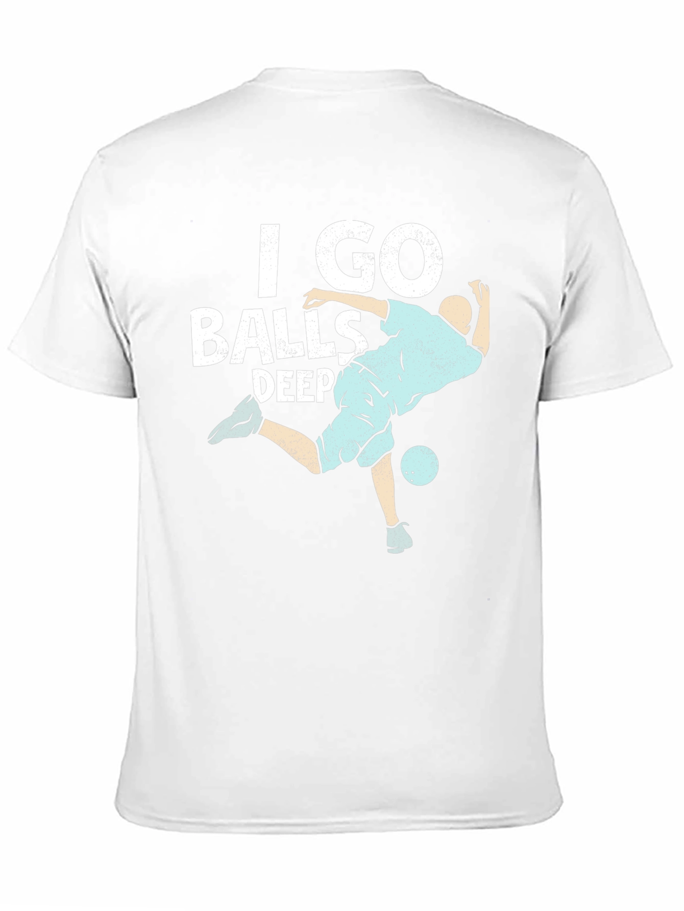 I Go Balls Deep T-Shirt Black Cotton Graphic Tee
