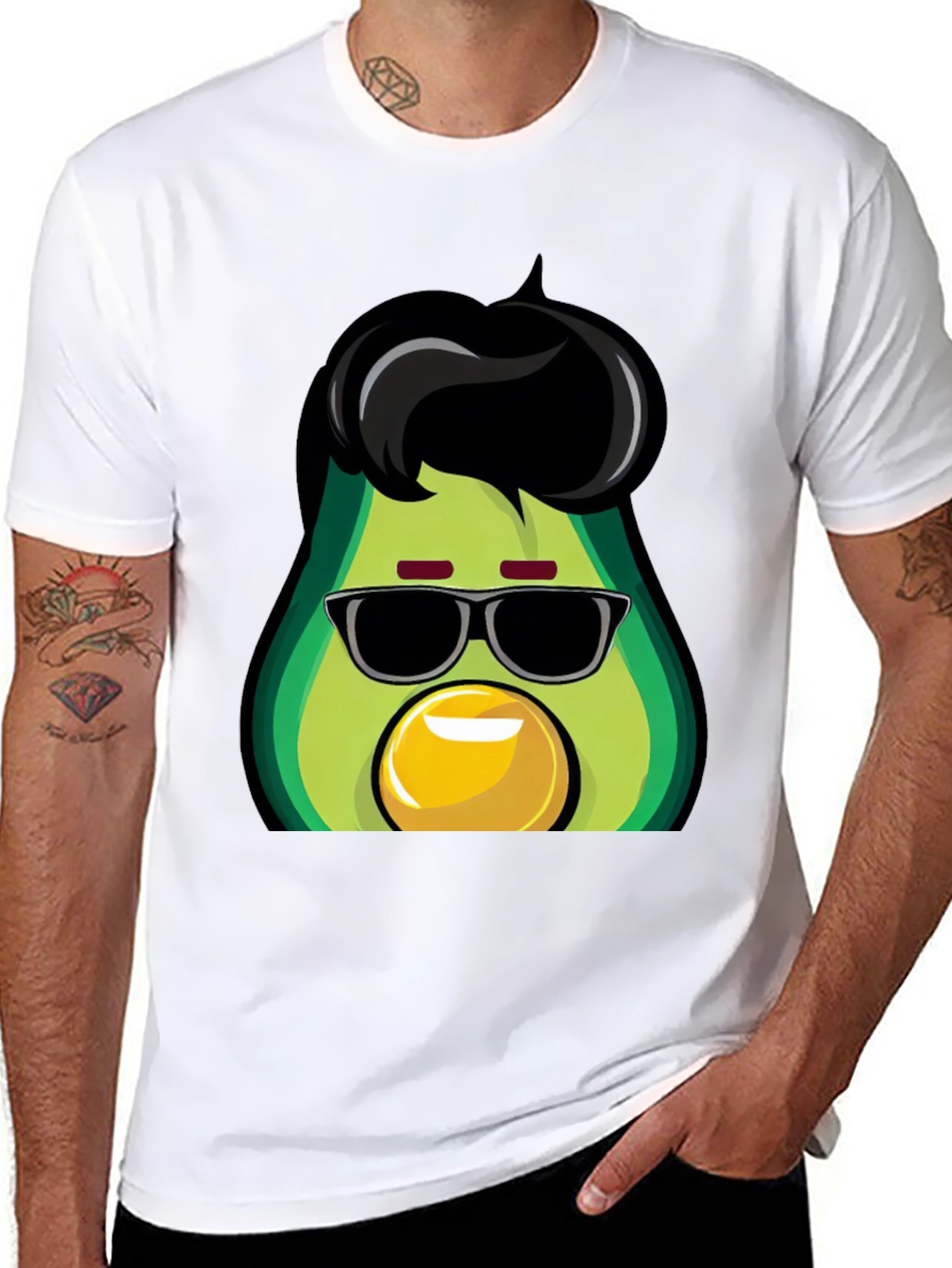 Cool Avocado T-Shirt - Funky Graphic Tee