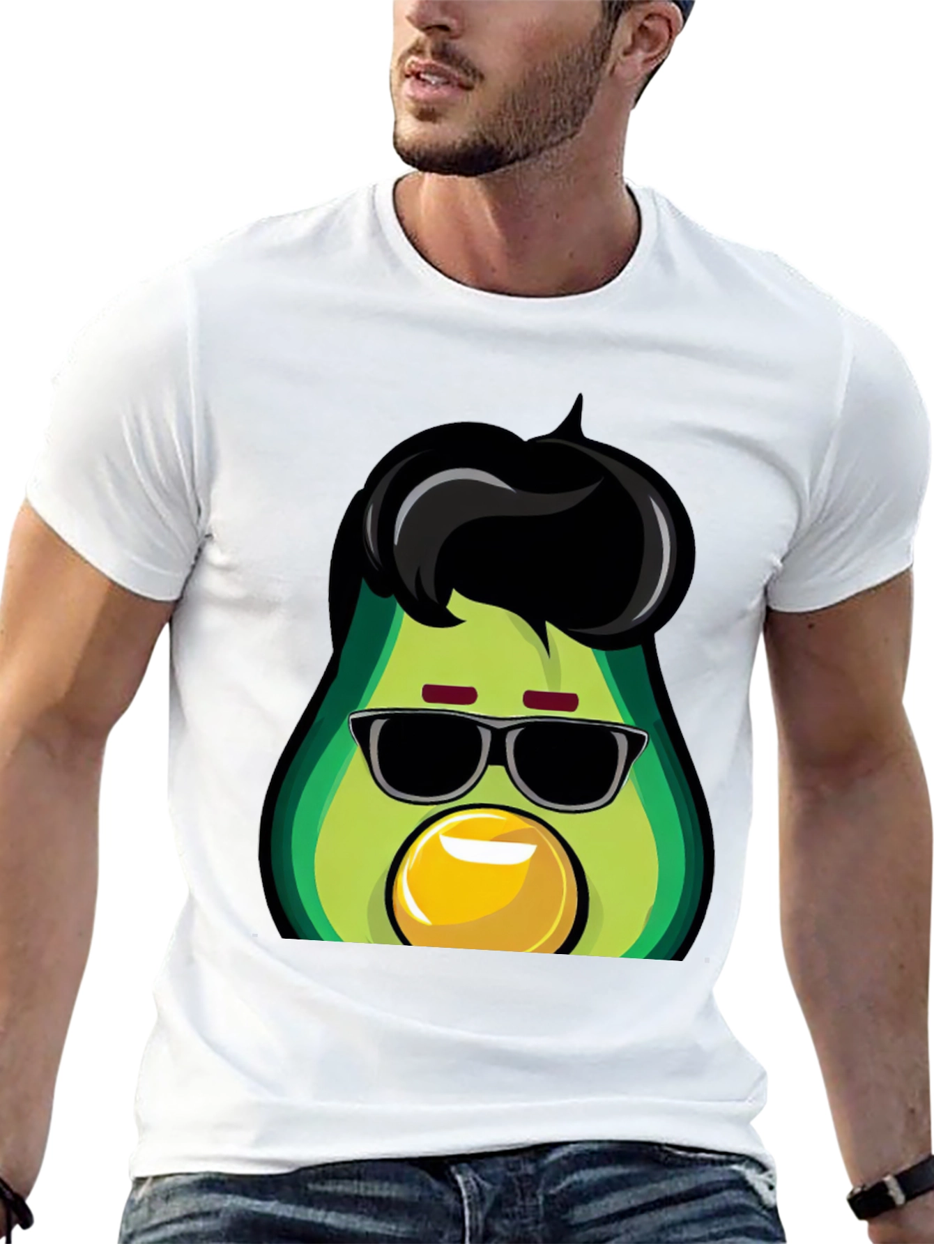 Cool Avocado T-Shirt - Funky Graphic Tee
