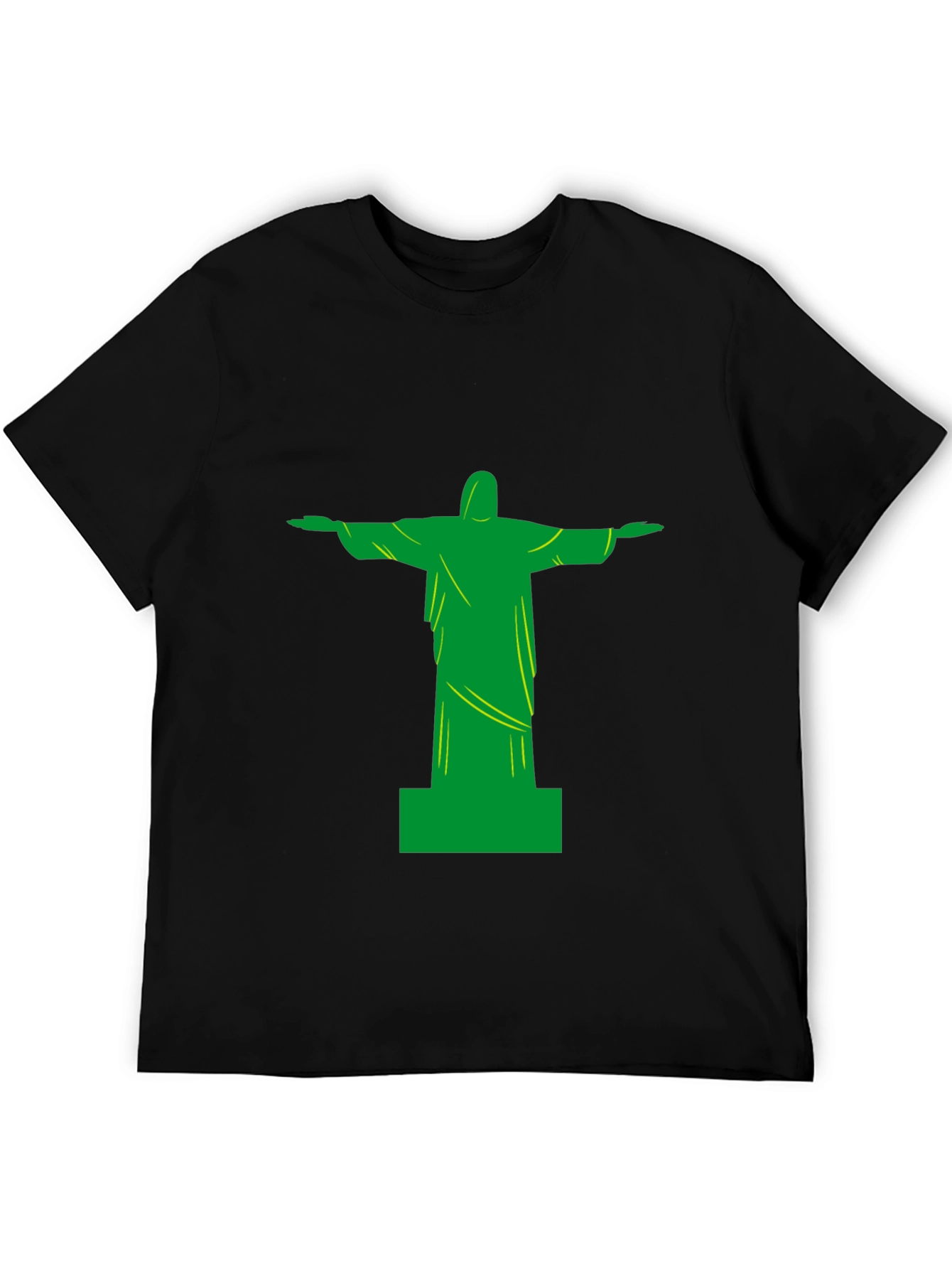 Rio Statue Tee - Black Graphic T-Shirt