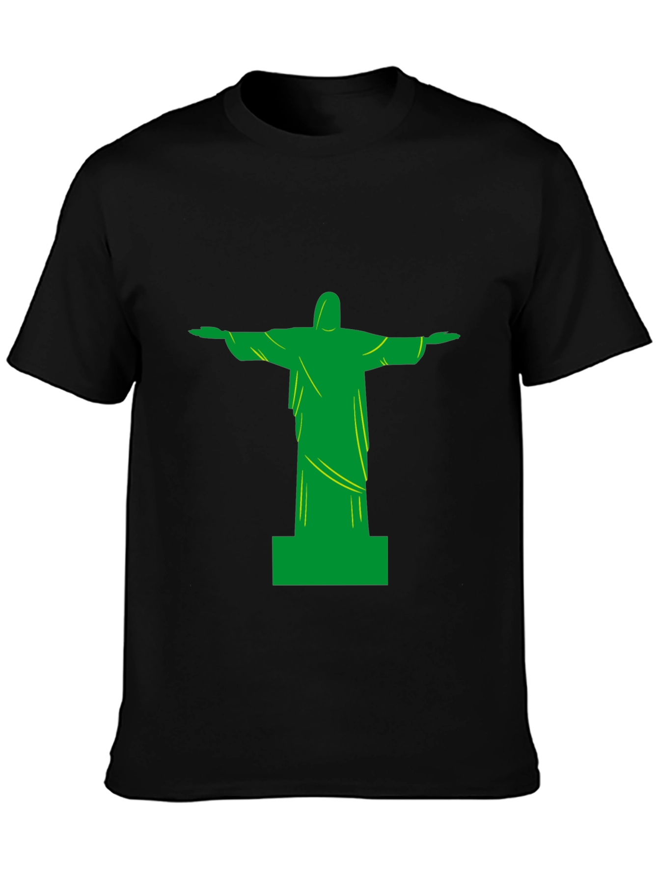 Rio Statue Tee - Black Graphic T-Shirt