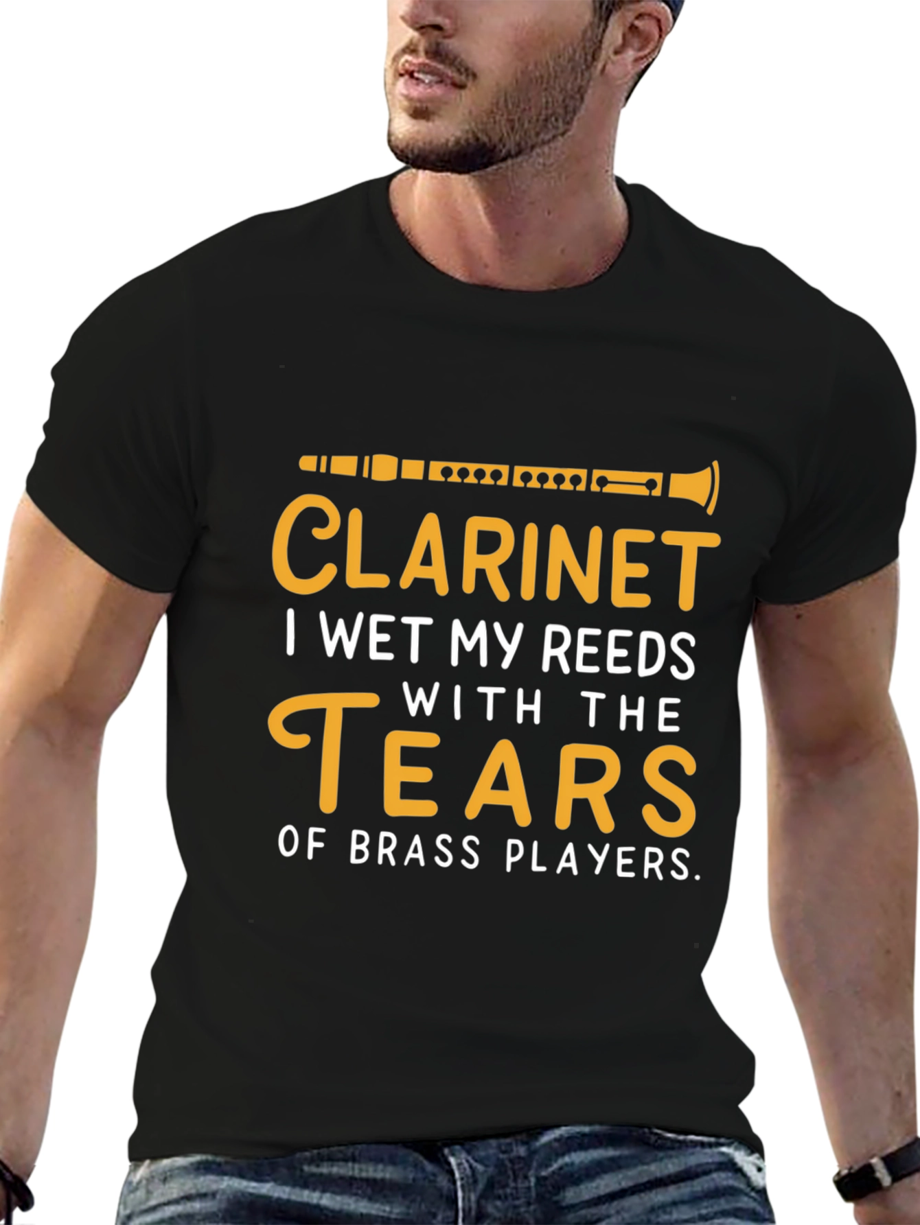 Clarinet Reeds T-Shirt - Funny Band Tee