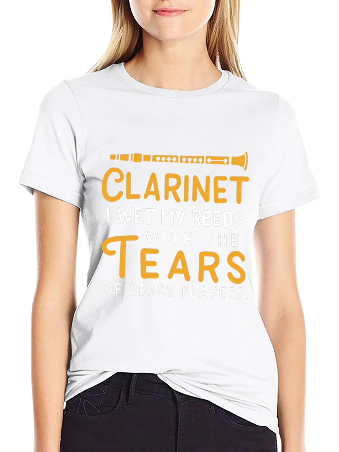 Clarinet Reeds T-Shirt - Funny Band Tee