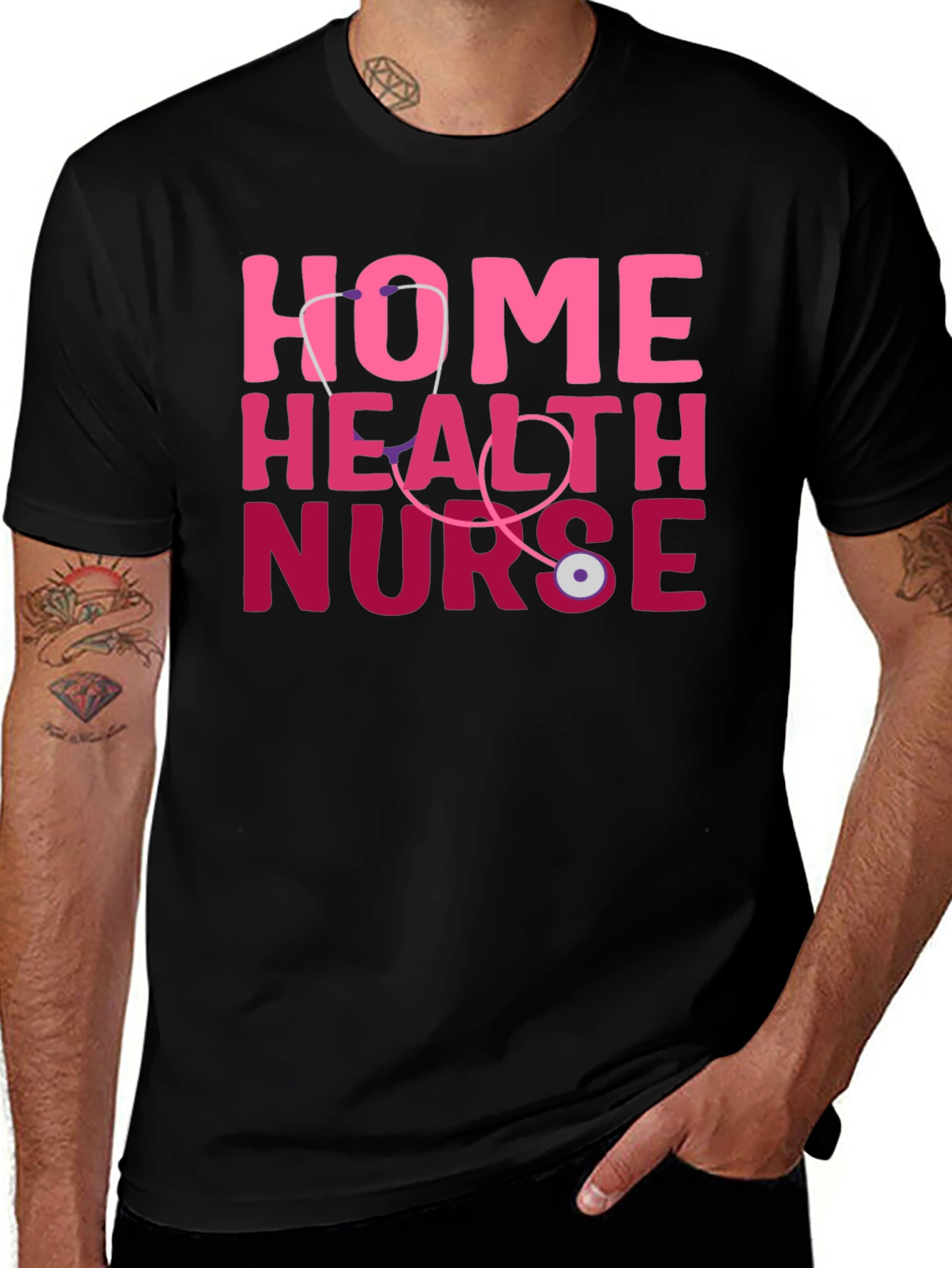 Home Health Nurse Graphic T-Shirt
