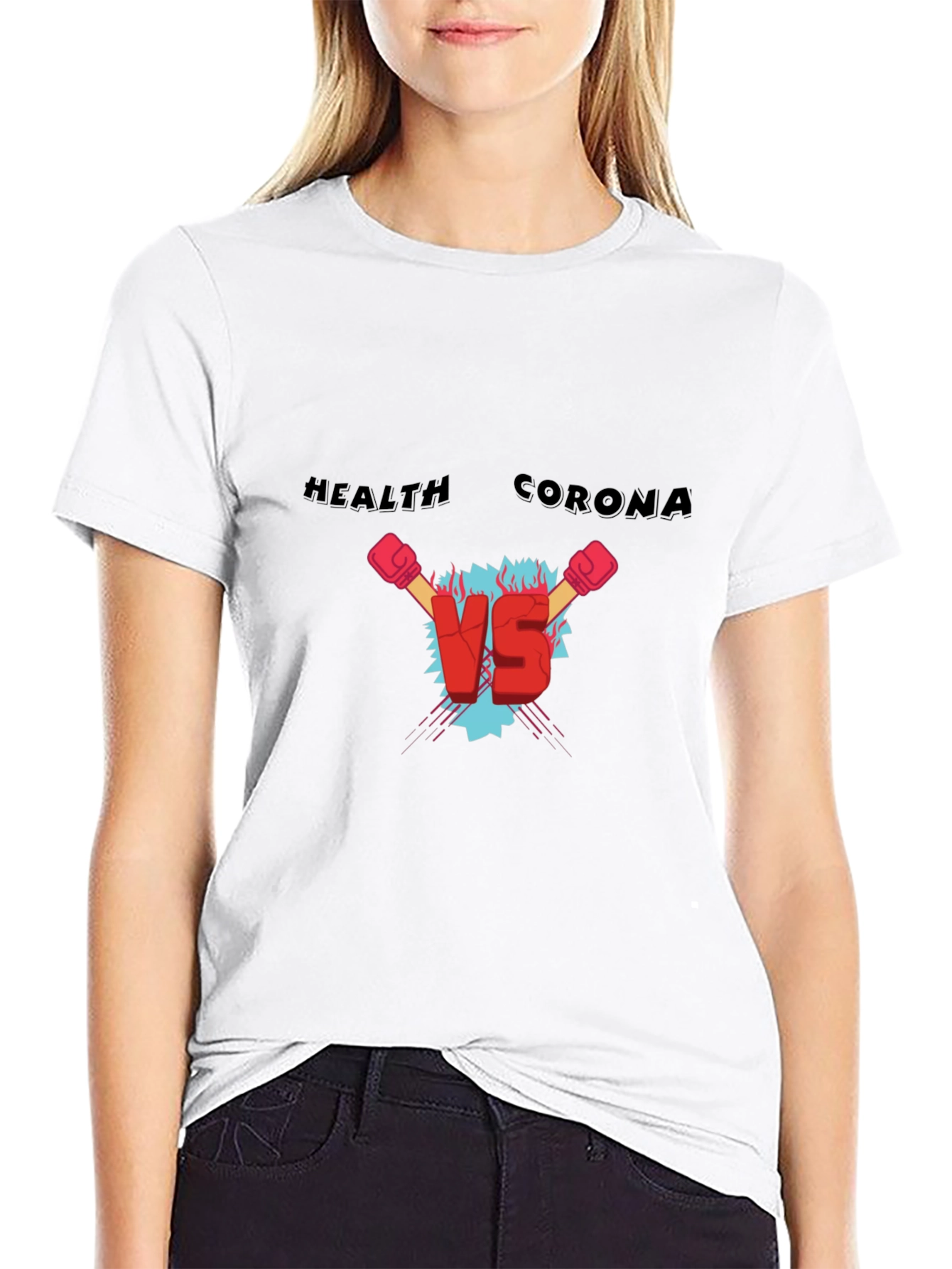 Health vs Corona T-Shirt