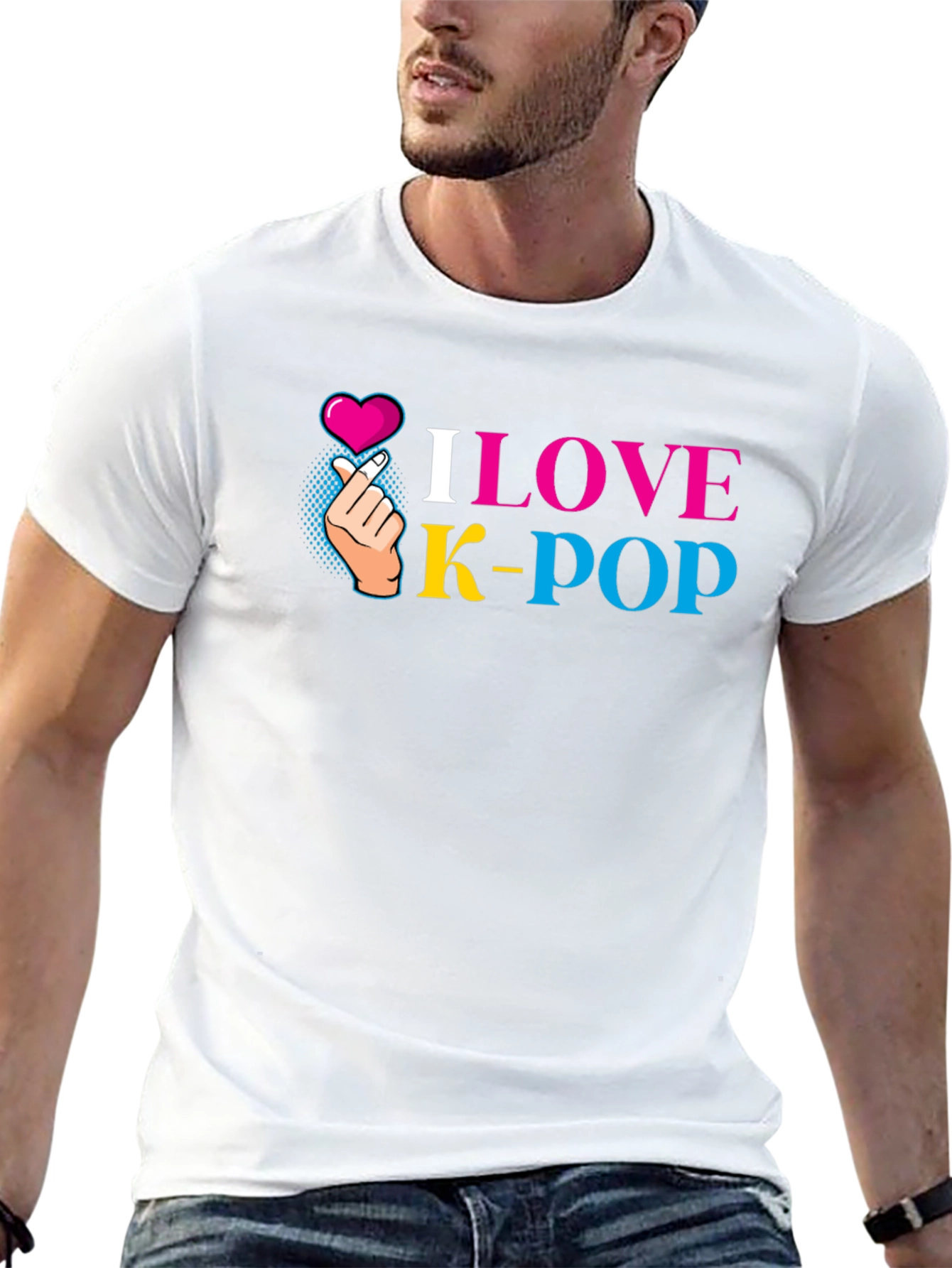 I Love K-Pop Graphic Tee