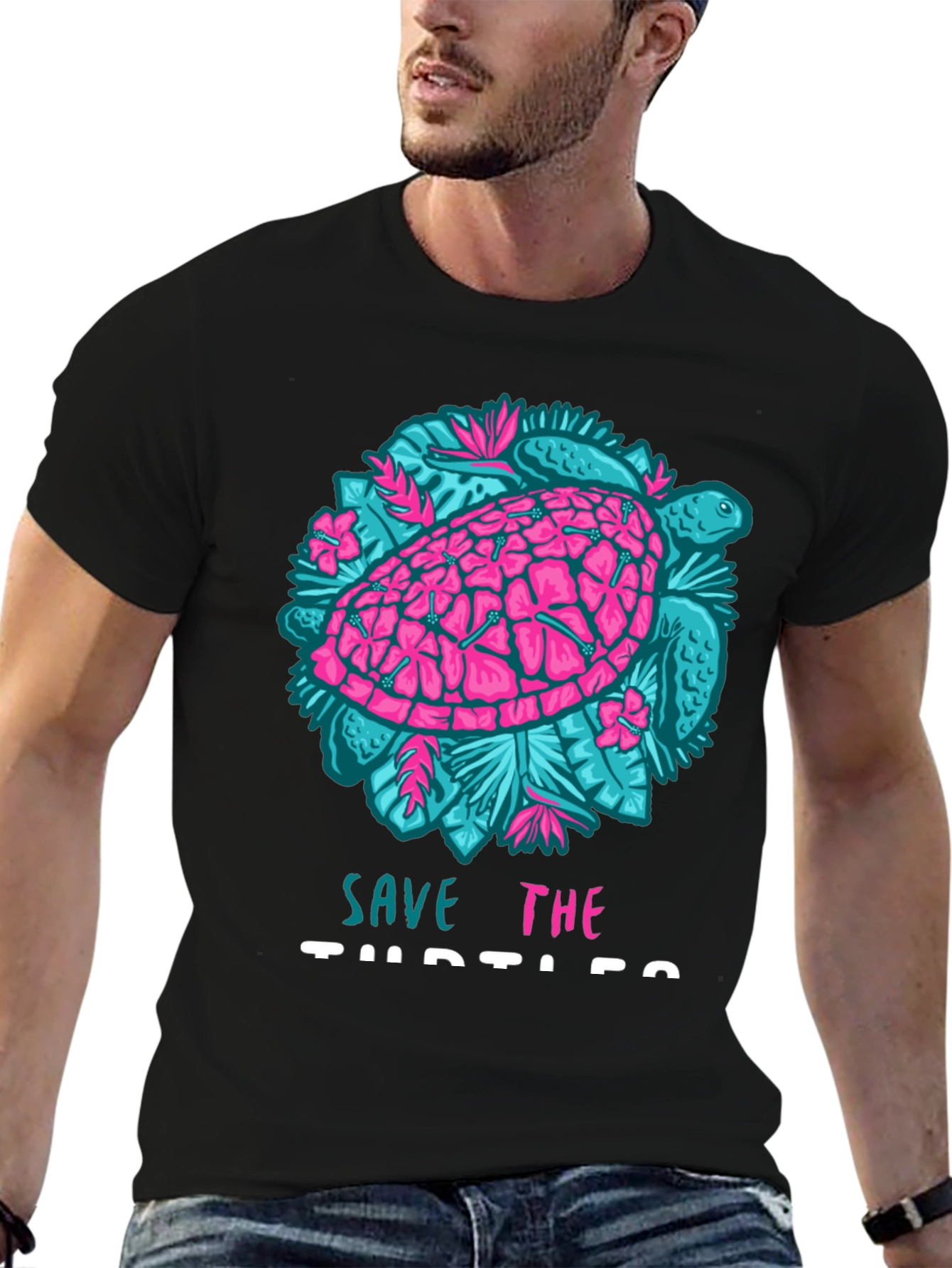 Save the Turtles Graphic Tee