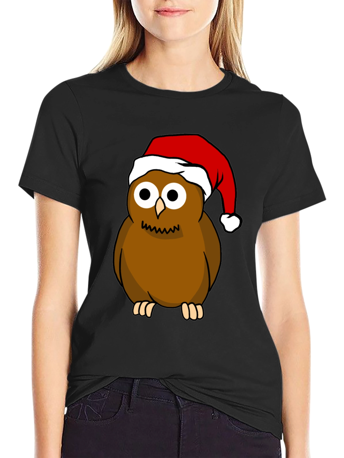 Festive Owl T-Shirt: Holiday Edition
