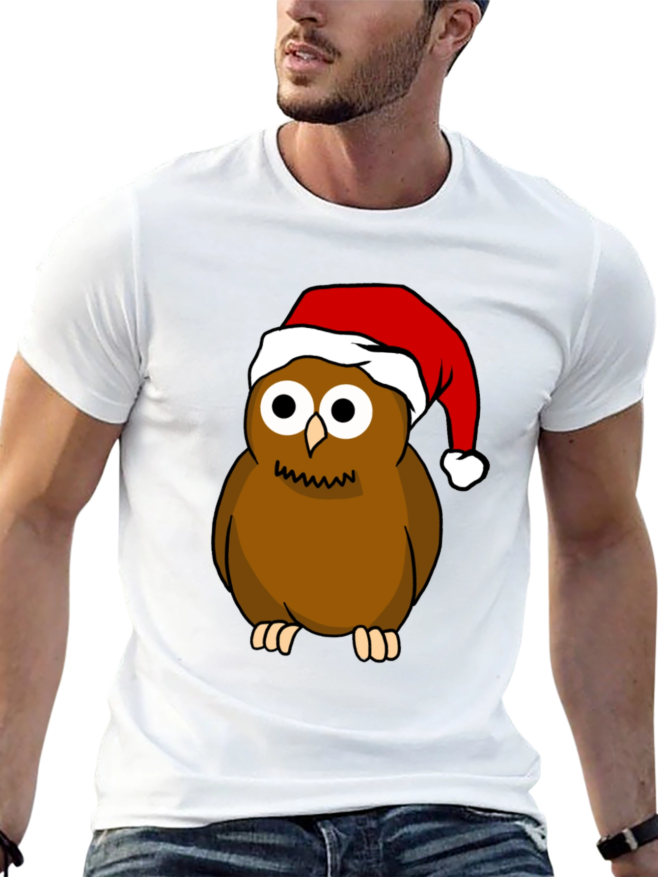 Festive Owl T-Shirt: Holiday Edition