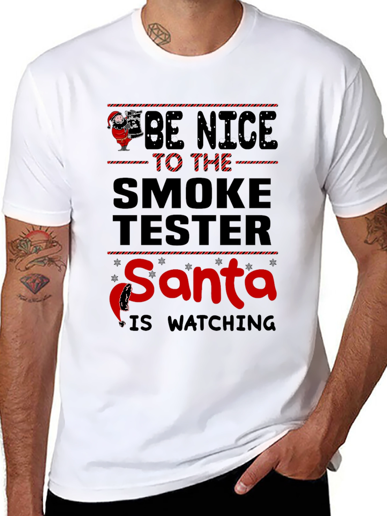 Be Nice to the Smoke Tester T-Shirt