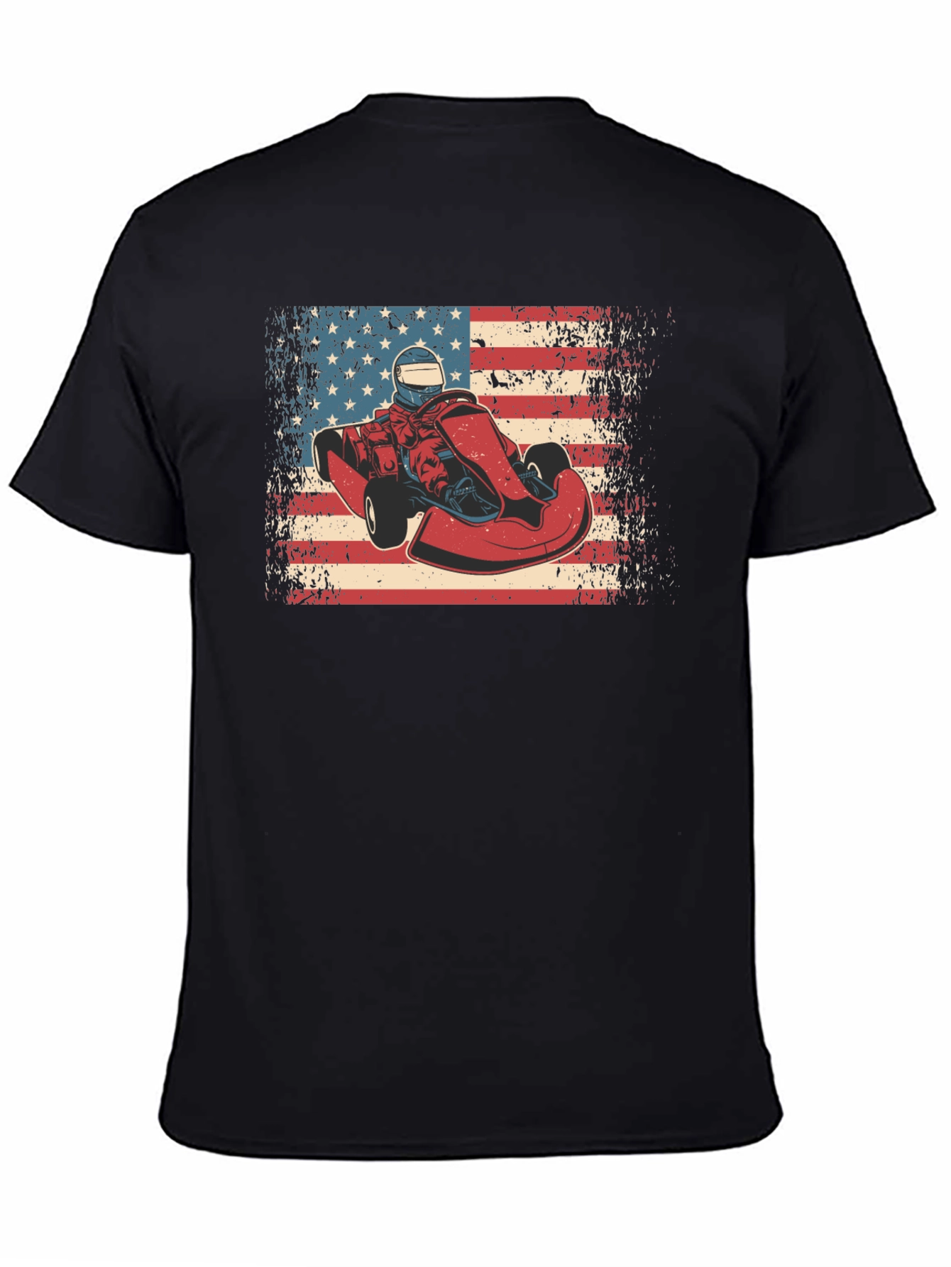 American Kart Racer Graphic T-Shirt