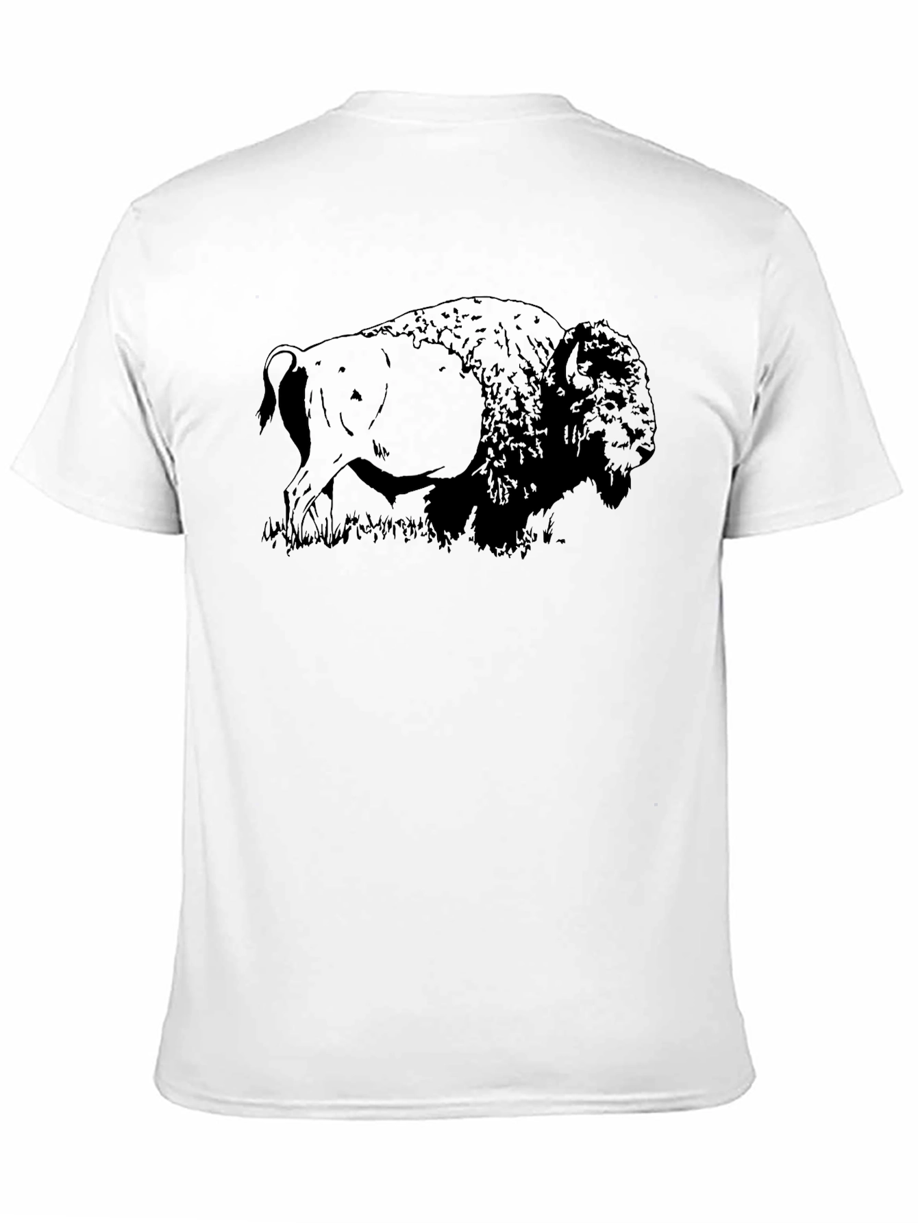 Black Bison Graphic Tee - Nature Inspired Comfort