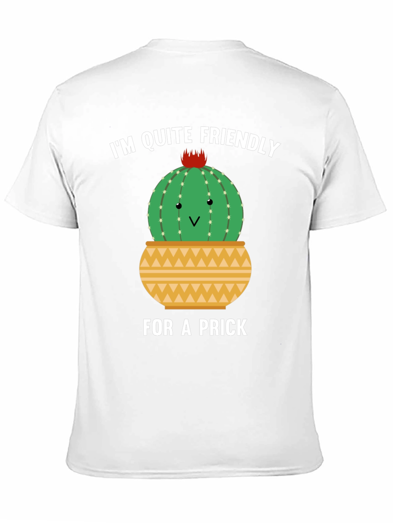Friendly Cactus Graphic Tee - Humor T-Shirt