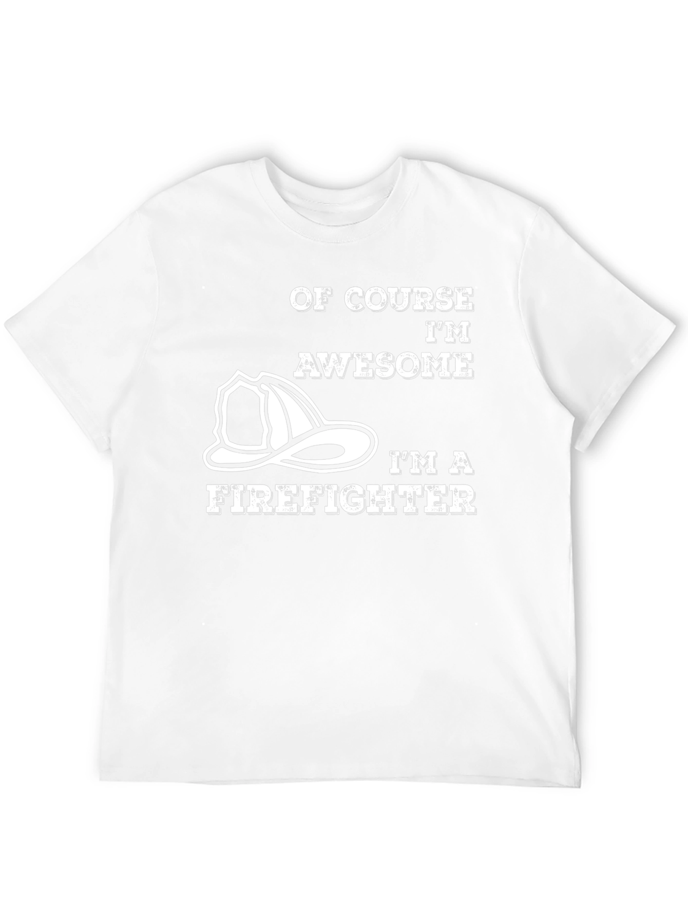 Awesome Firefighter T-Shirt - Black