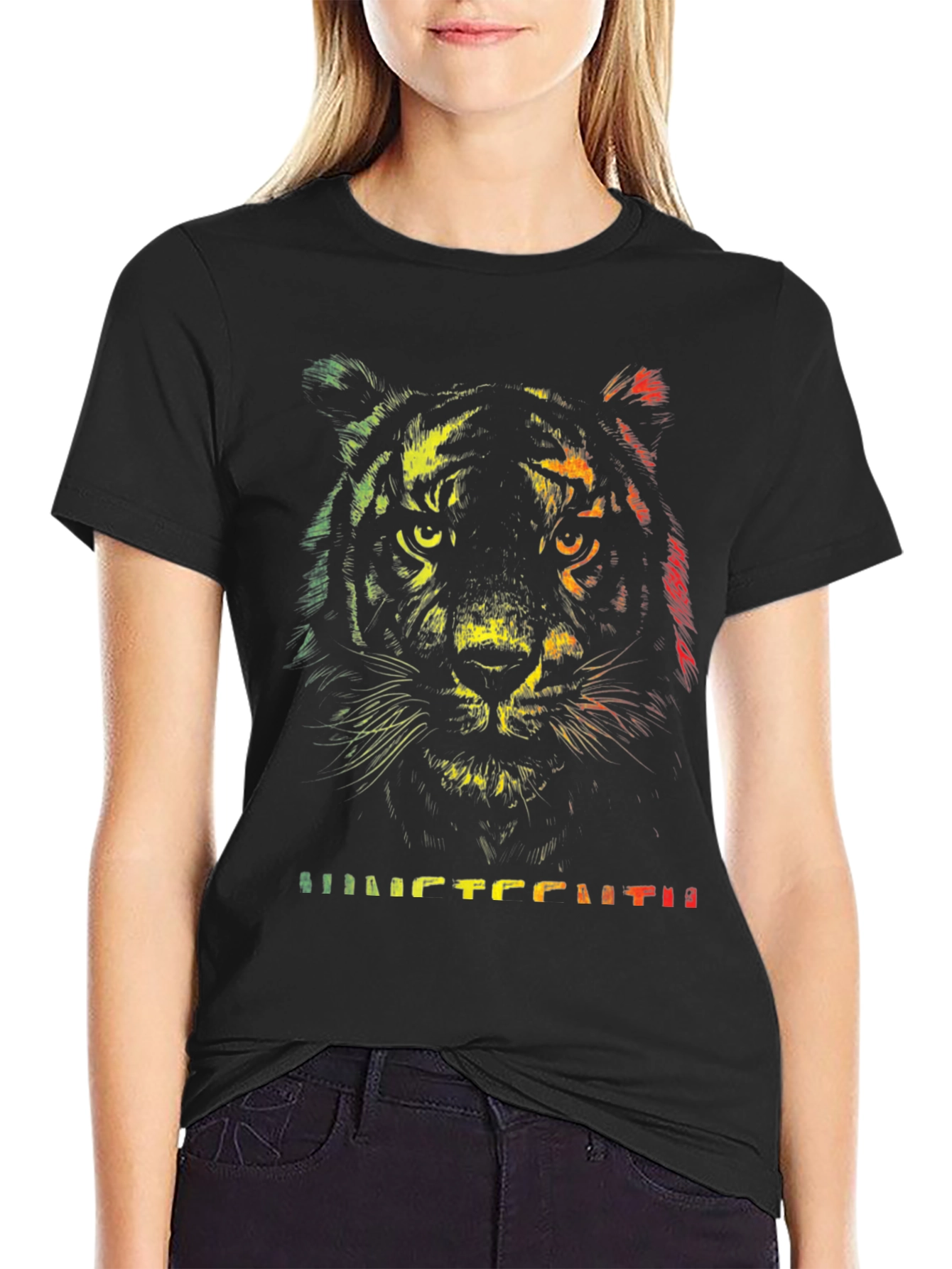 Rasta Tiger Graphic Tee - Reggae Style