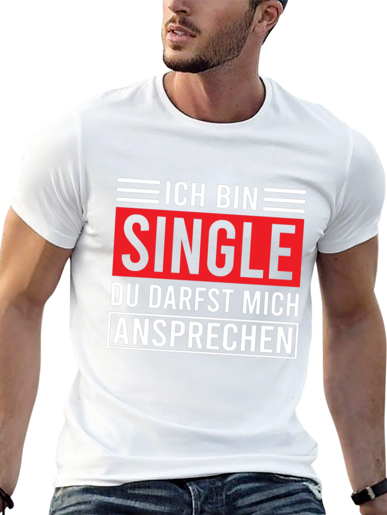 Ich Bin Single T-Shirt - Black