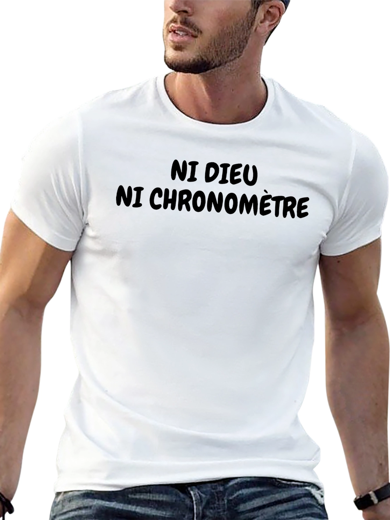 Ni Dieu Ni Chronometre Black T-Shirt