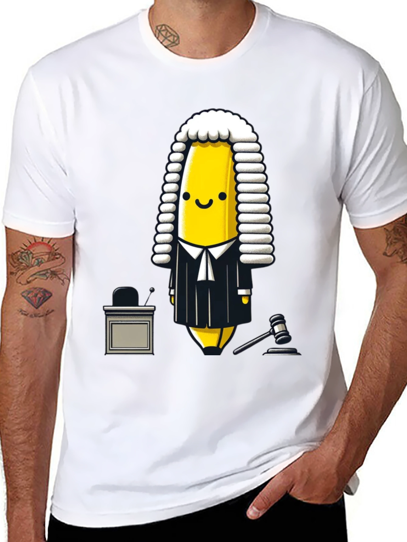 Banana Judge T-Shirt - Funny Lawyer Tee