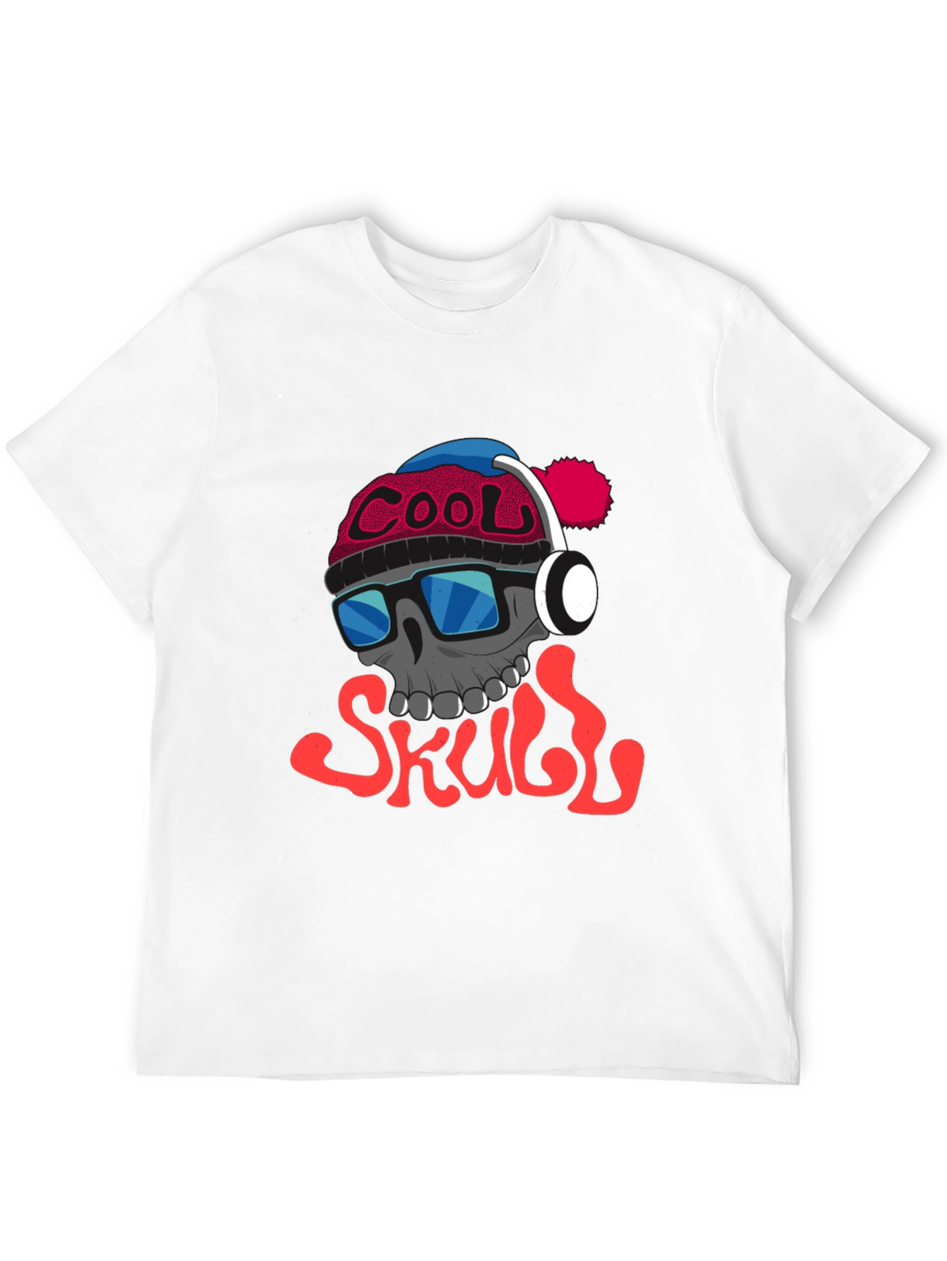 Cool Skull Graphic Tee - Trendy Streetwear