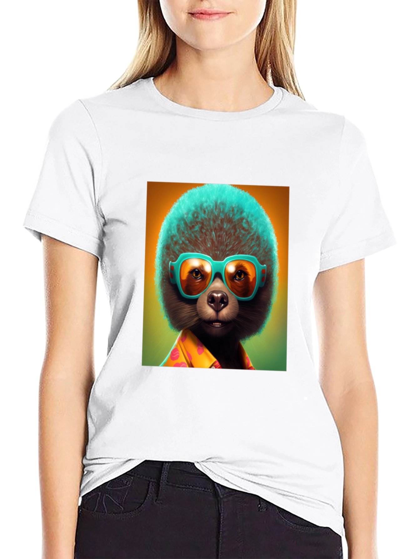 Cool Sloth Tee: Tropical Vibes