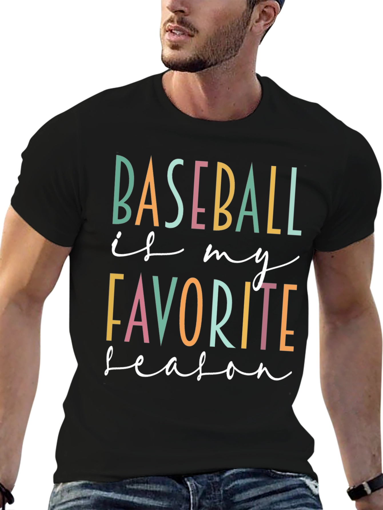 Baseball is My Favorite Season Graphic Tee