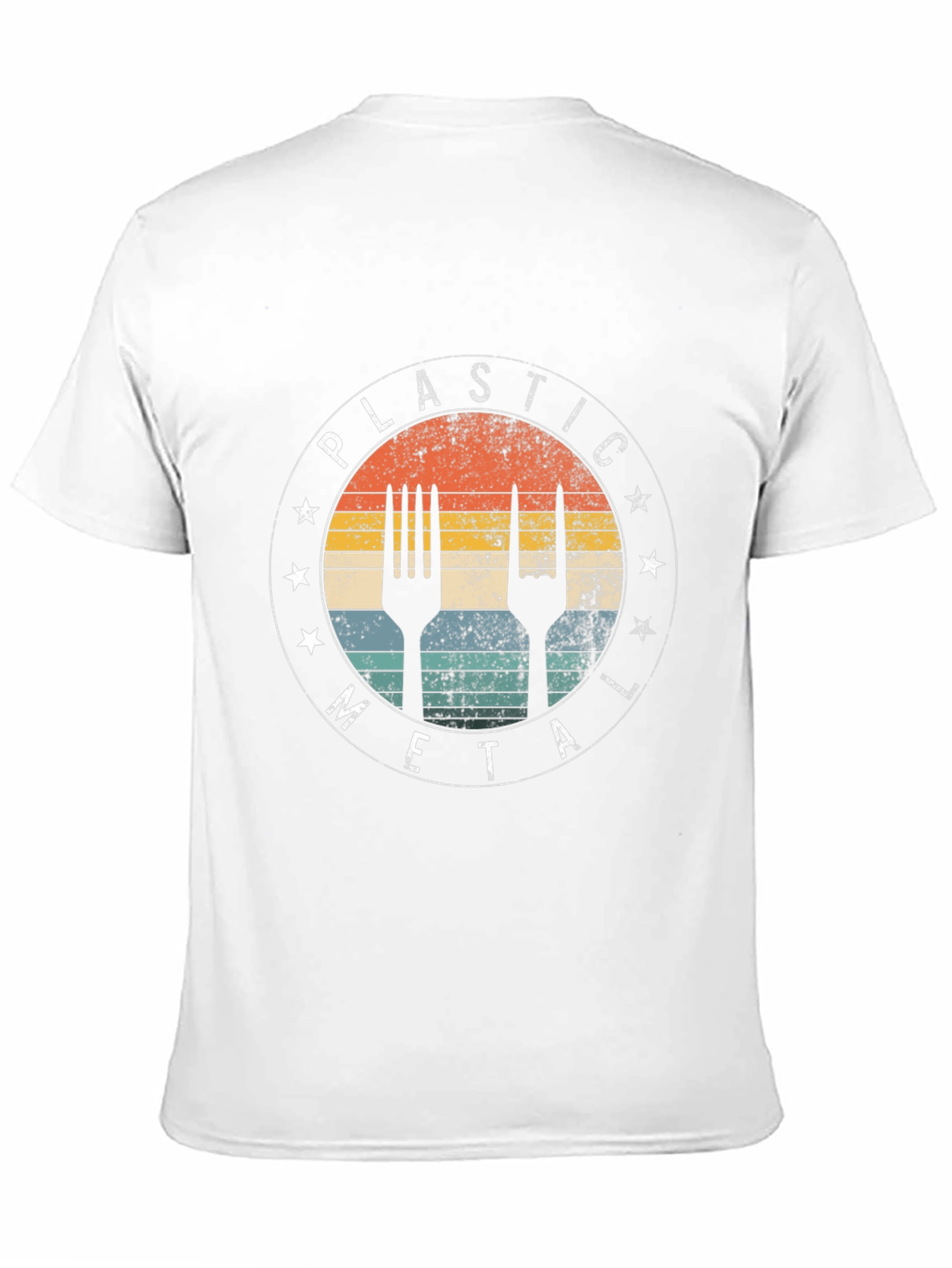 Plastic Metal Graphic Tee - Cool Rocker T-Shirt