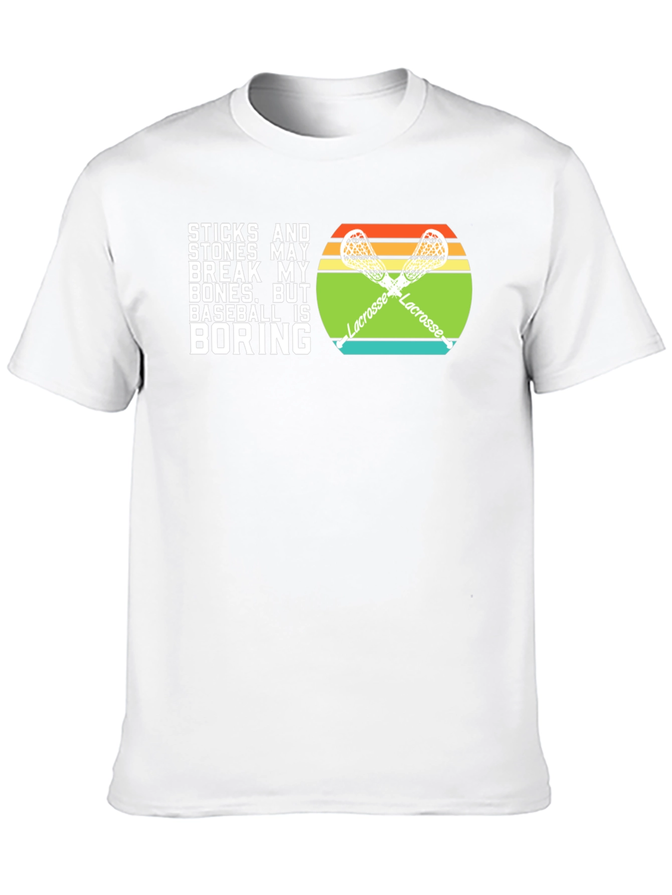 Lacrosse vs Baseball T-Shirt