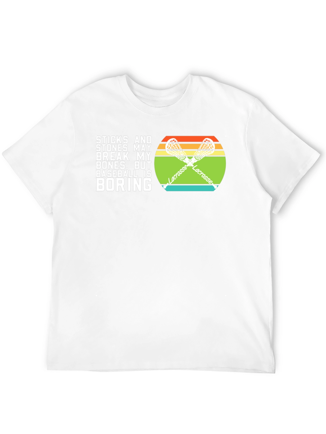 Lacrosse vs Baseball T-Shirt