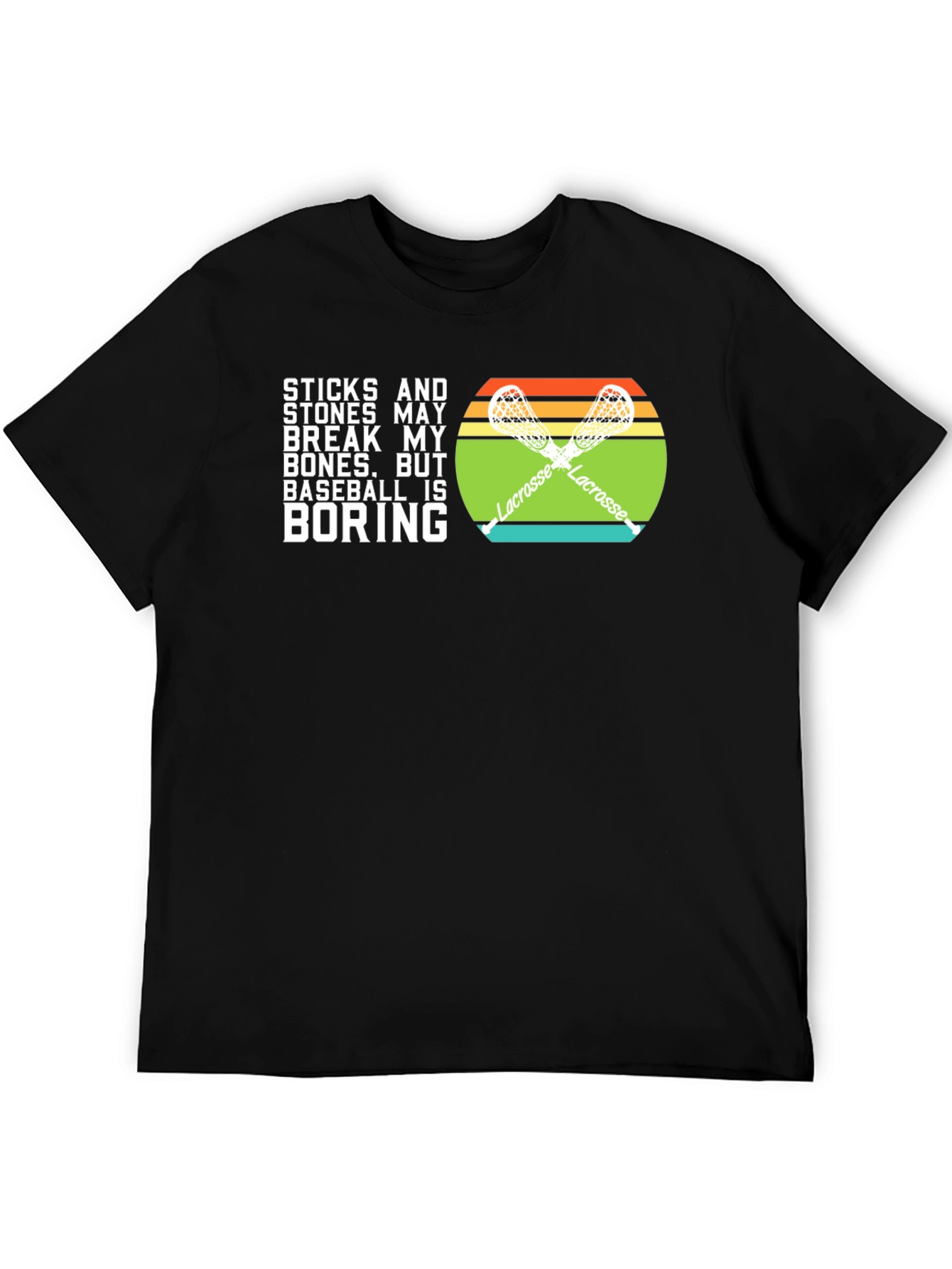 Lacrosse vs Baseball T-Shirt