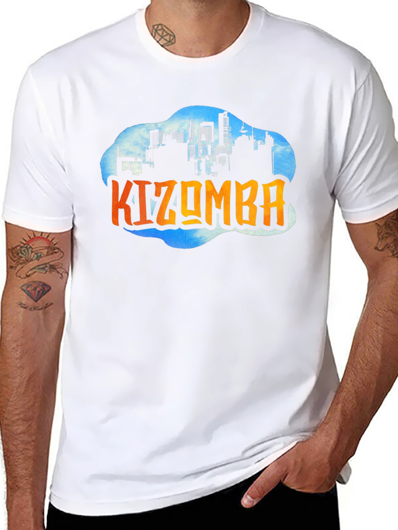 Kizomba Cityscape Graphic T-Shirt