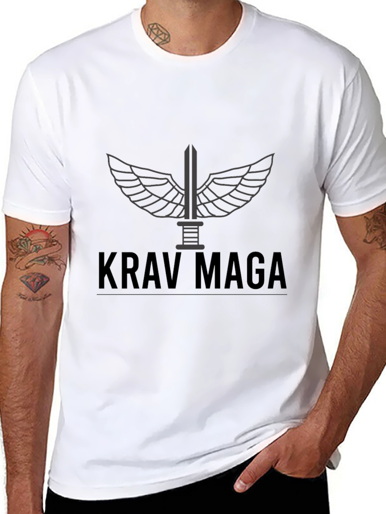 Krav Maga Graphic T-Shirt - Black