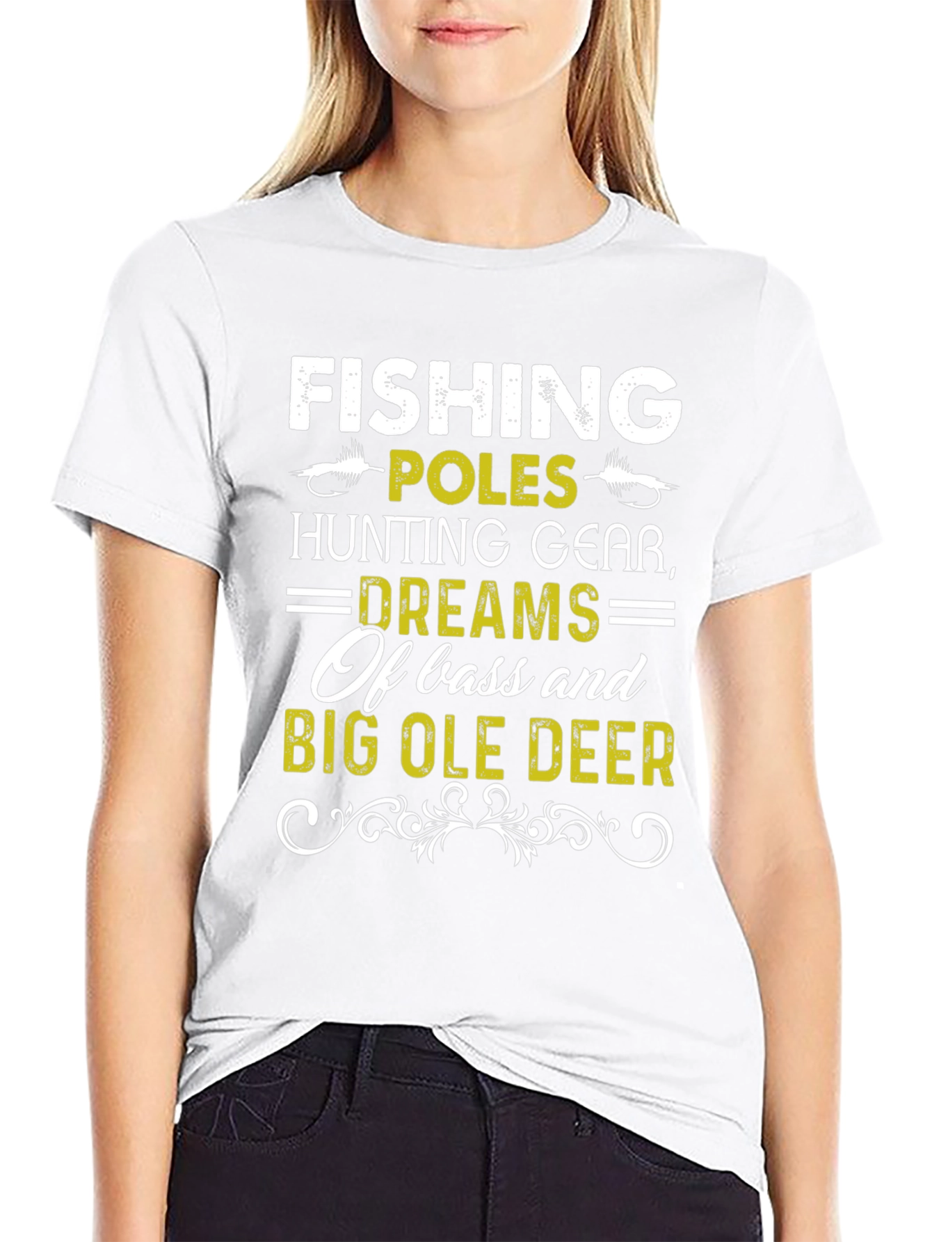 Fishing Hunting Dreams Graphic T-Shirt
