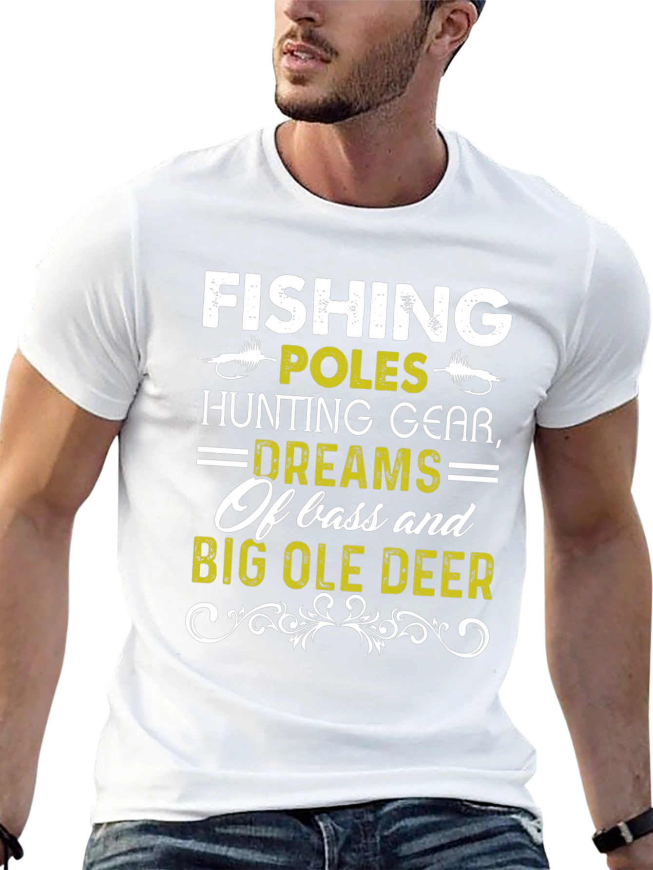 Fishing Hunting Dreams Graphic T-Shirt