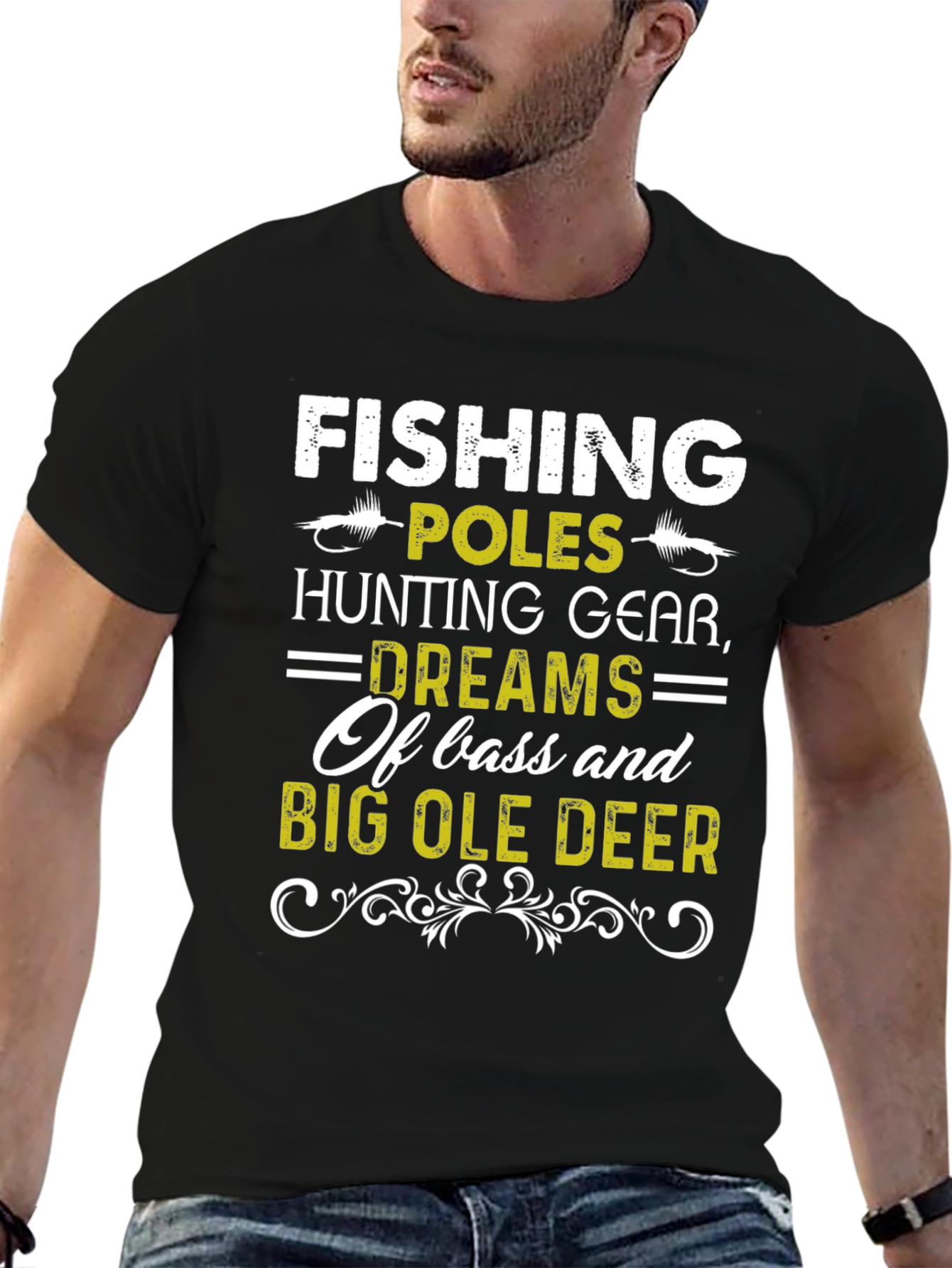 Fishing Hunting Dreams Graphic T-Shirt