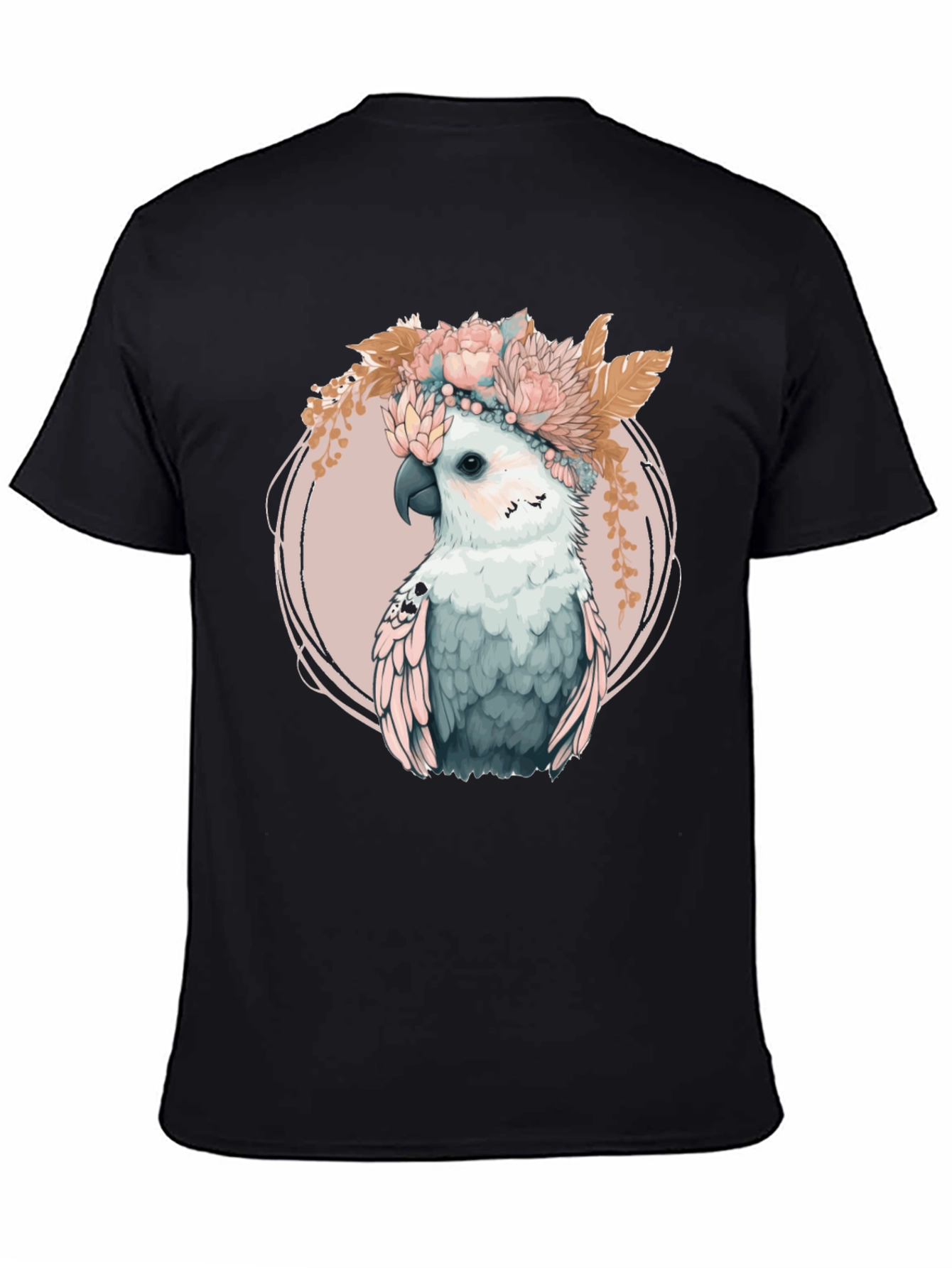 Floral Crown Cockatoo Graphic Tee