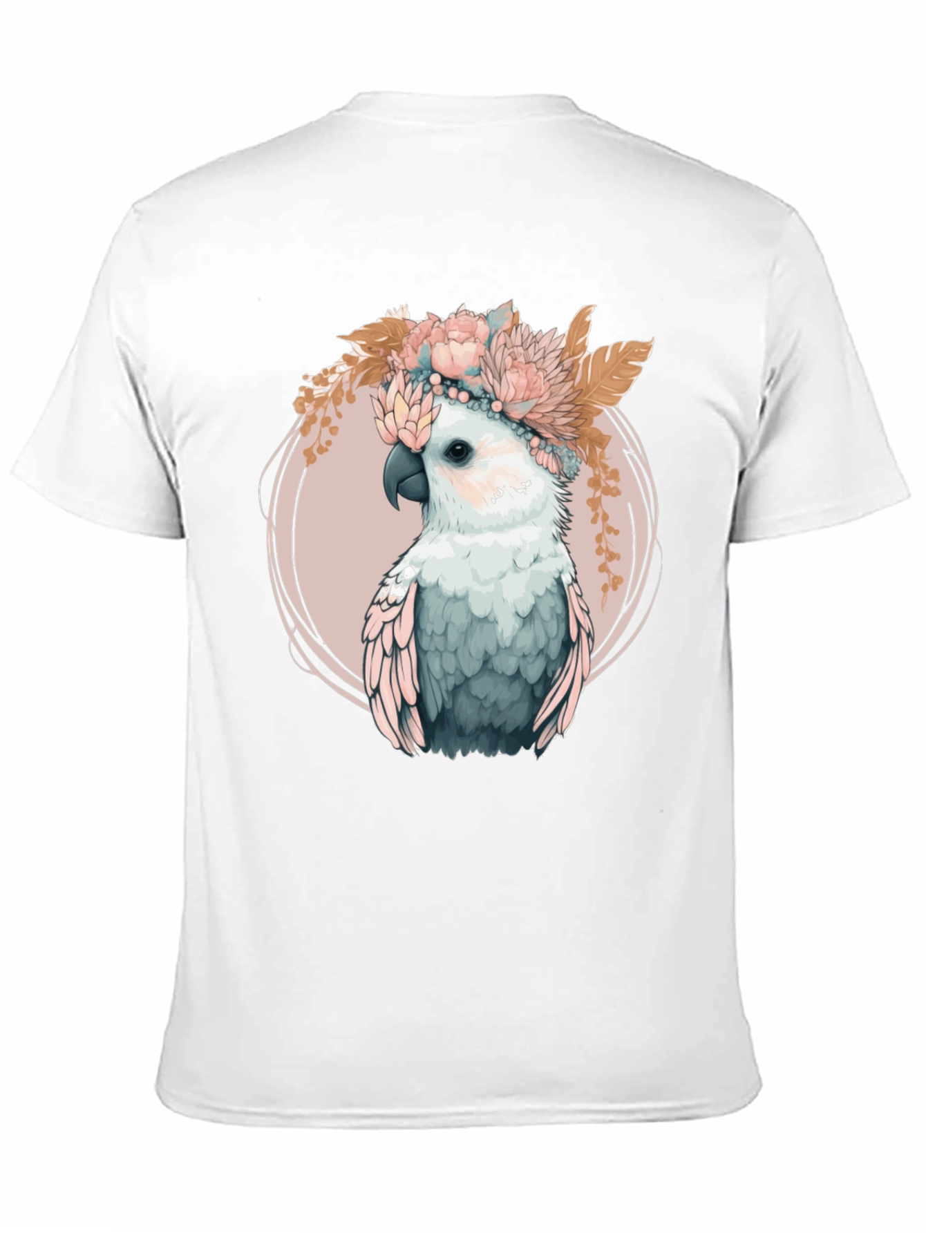 Floral Crown Cockatoo Graphic Tee