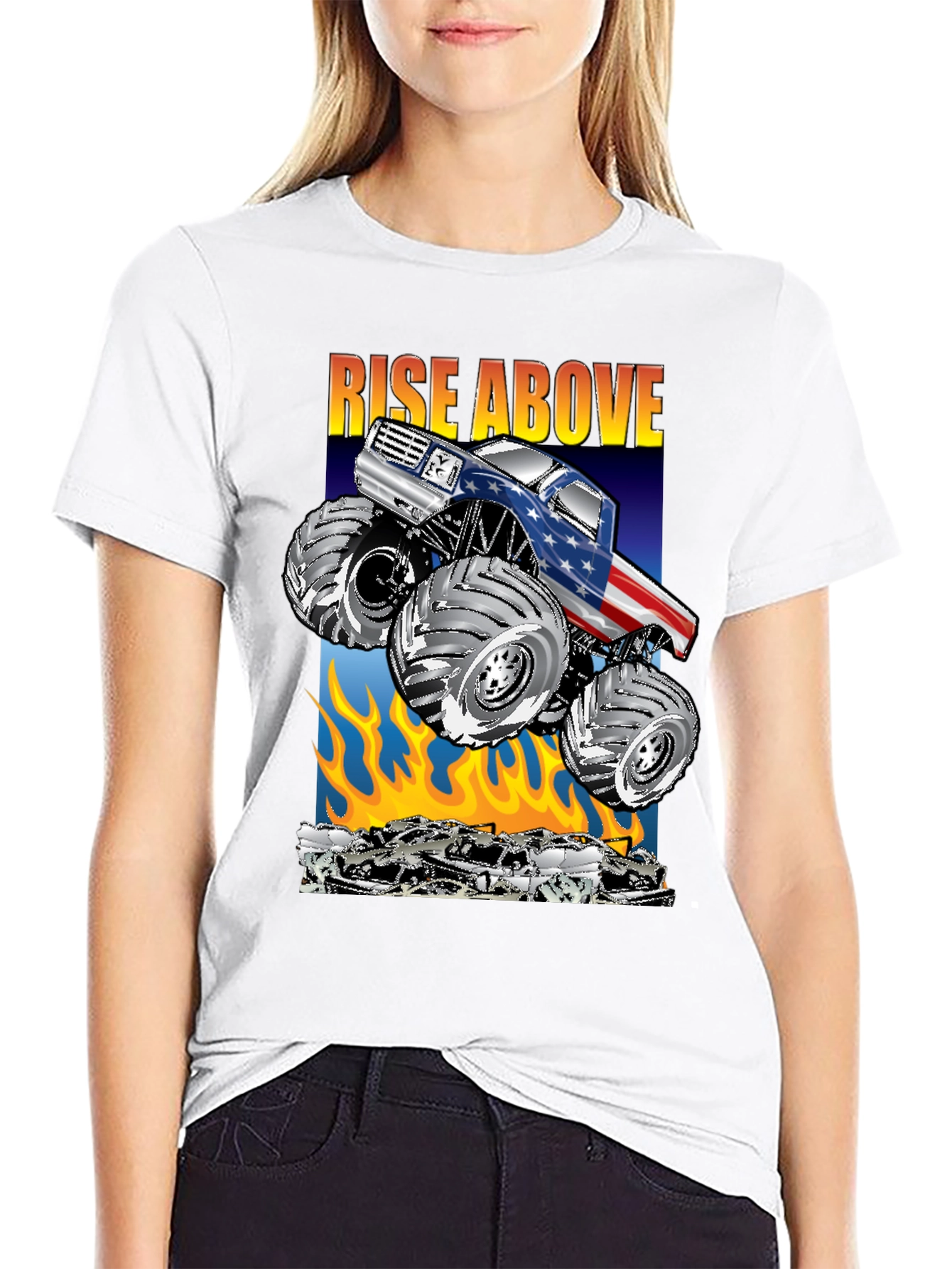 Rise Above Monster Truck T-Shirt