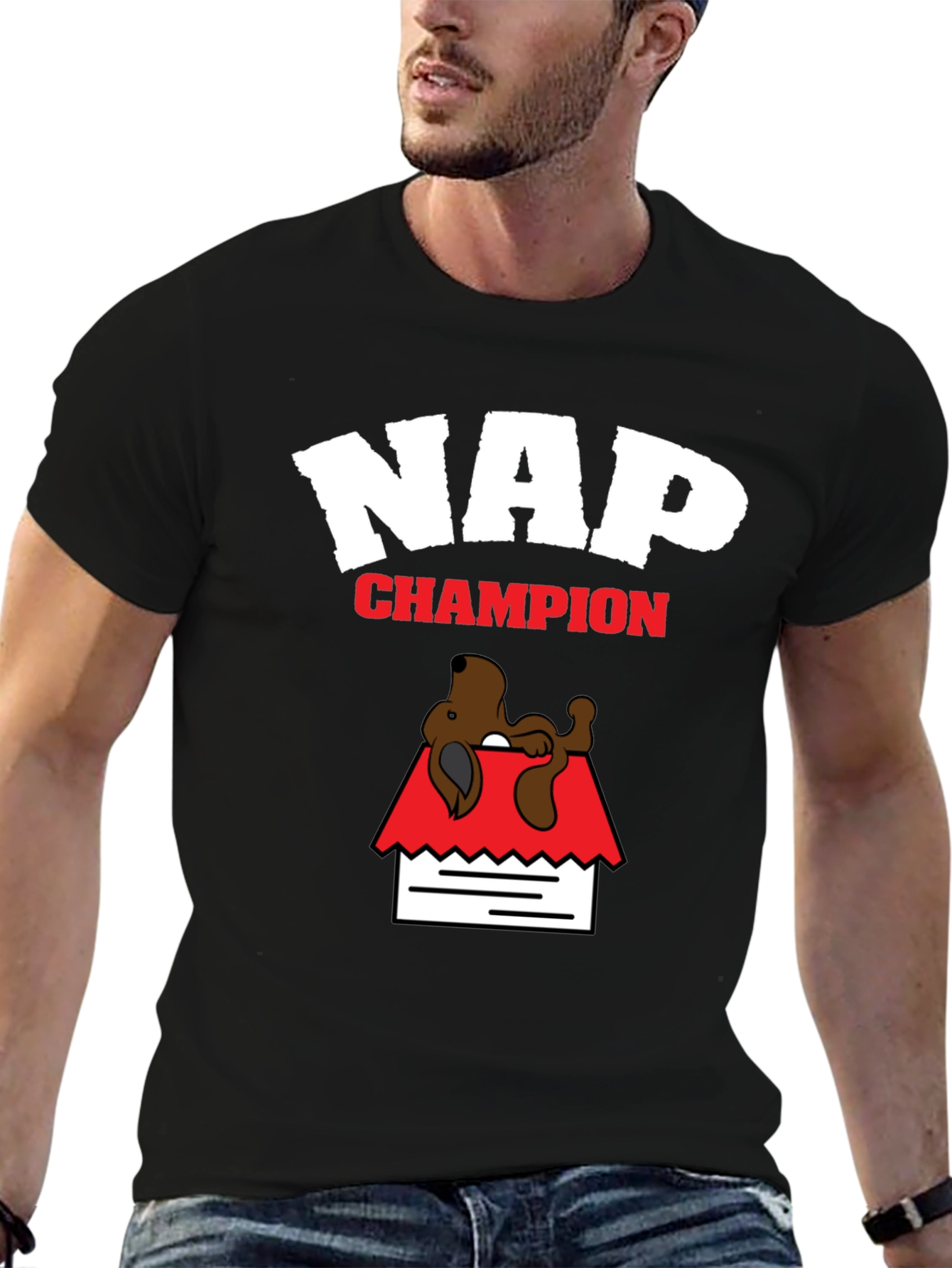 Nap Champion T-Shirt - Funny Graphic Tee
